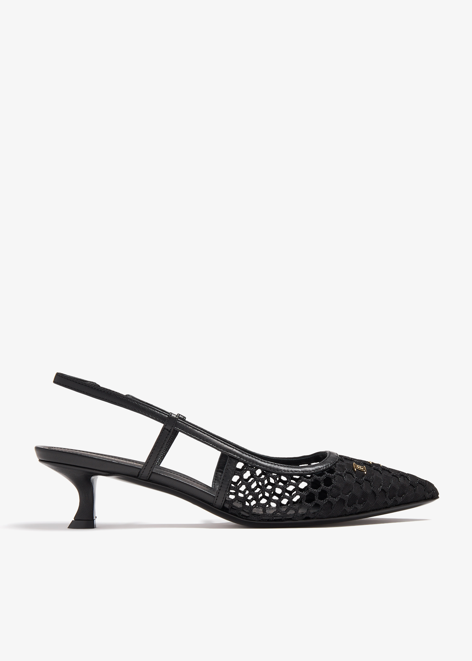 Vara chain slingback pumps, Black
Vara chain slingback pumps, Black