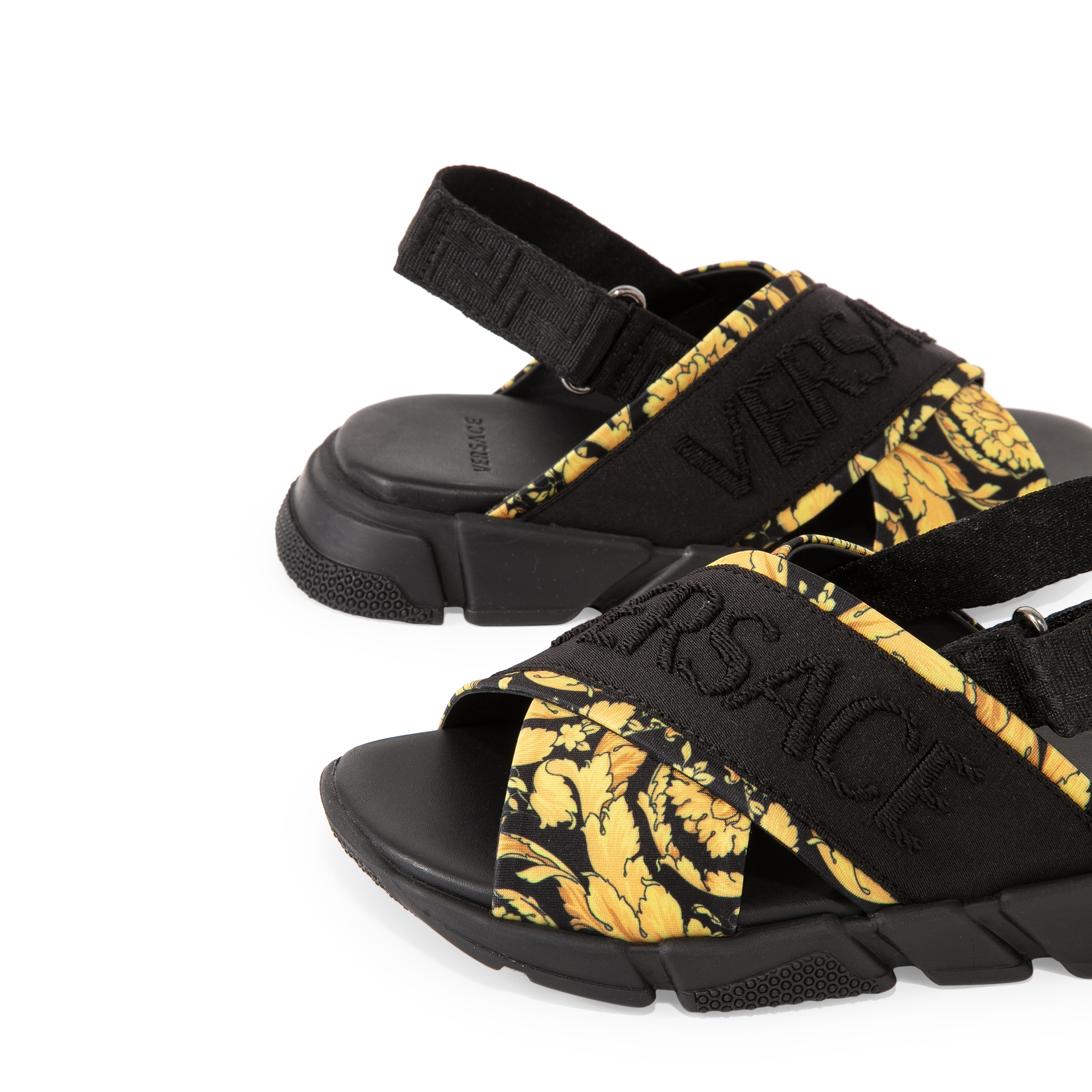 Barocco print sandals, Black
Barocco print sandals, Black