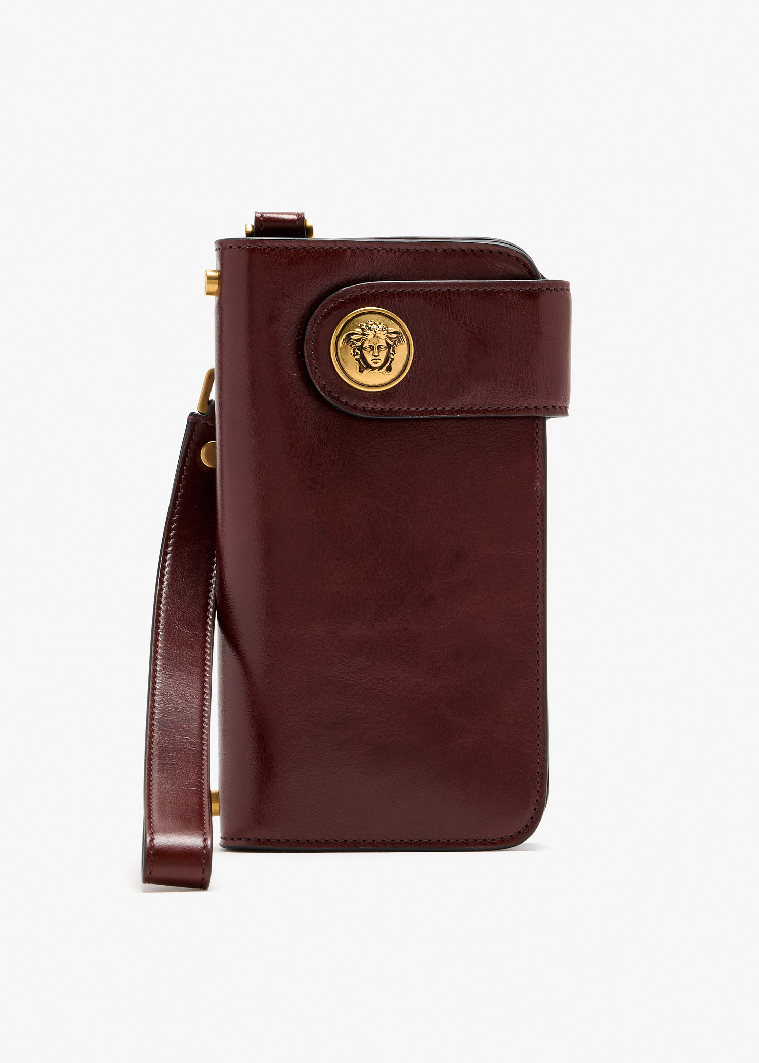 Emblème long leather wallet, Burgundy
Emblème long leather wallet, Burgundy