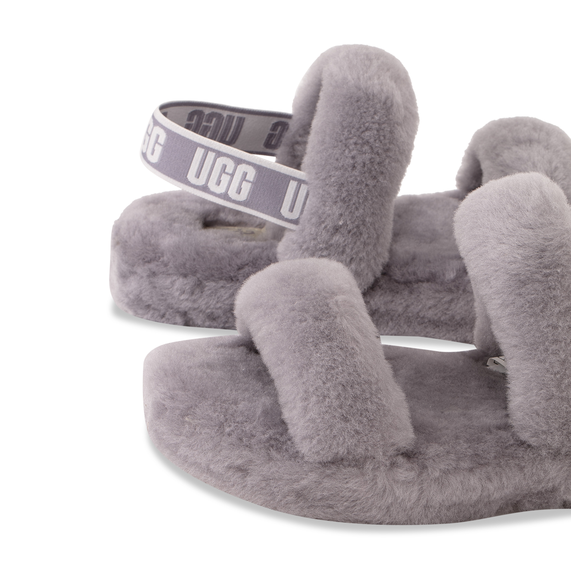 Oh Yeah slide sandals, Grey