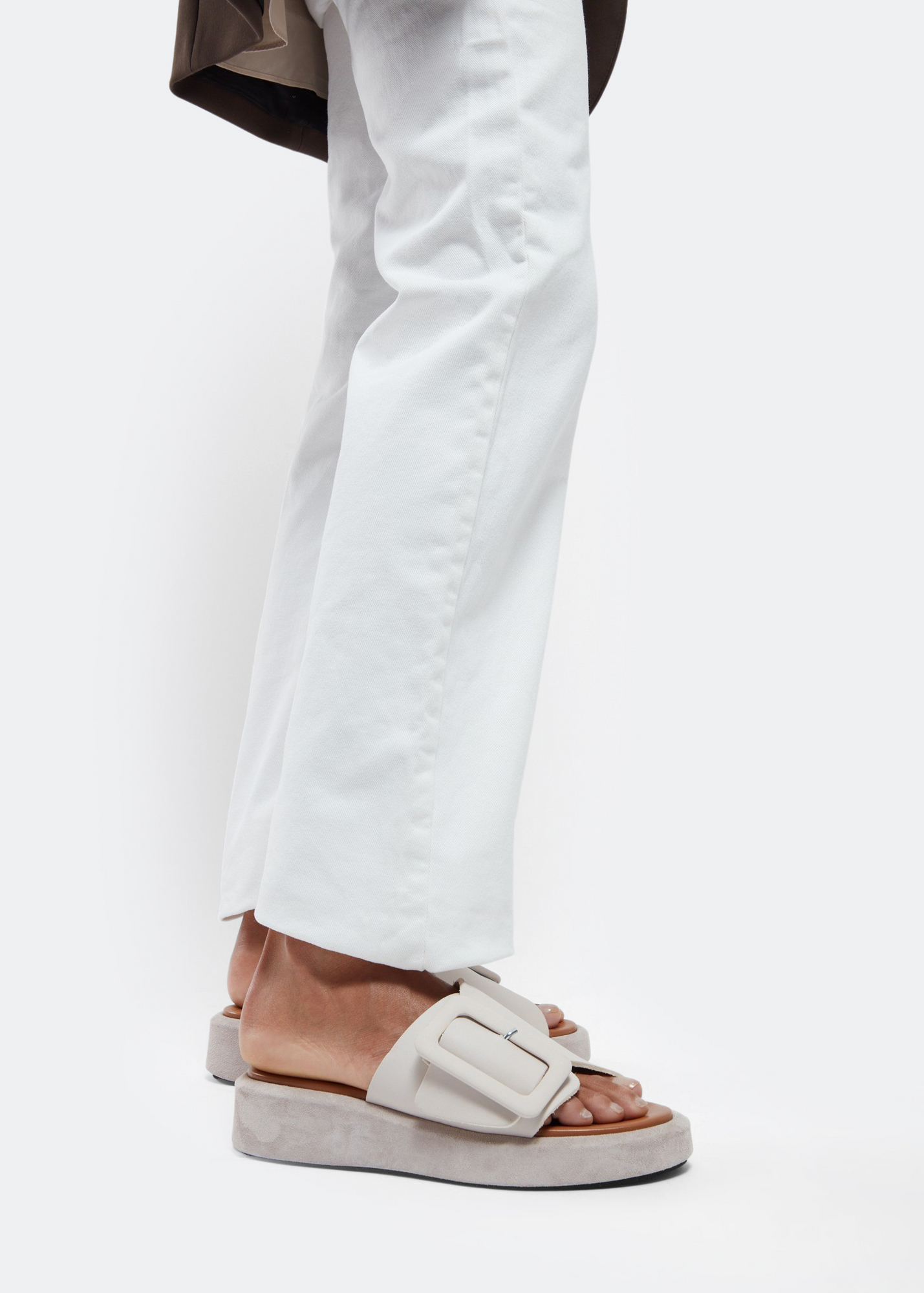 Esine sandals, White