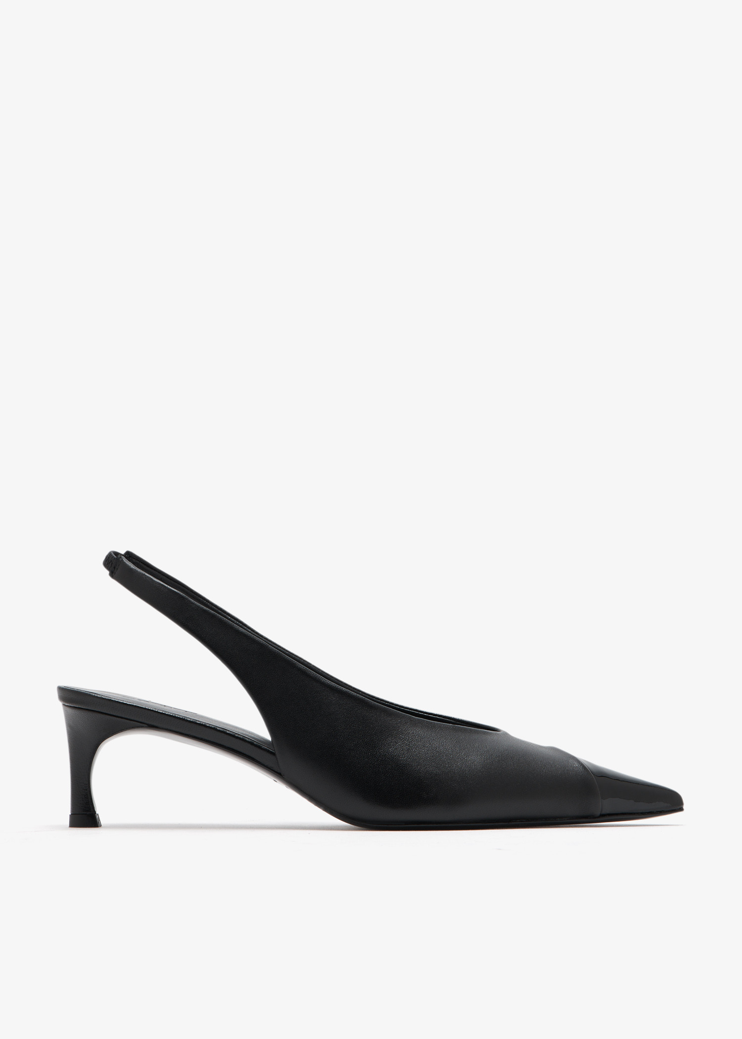Leather slingback pumps, Black
Leather slingback pumps, Black