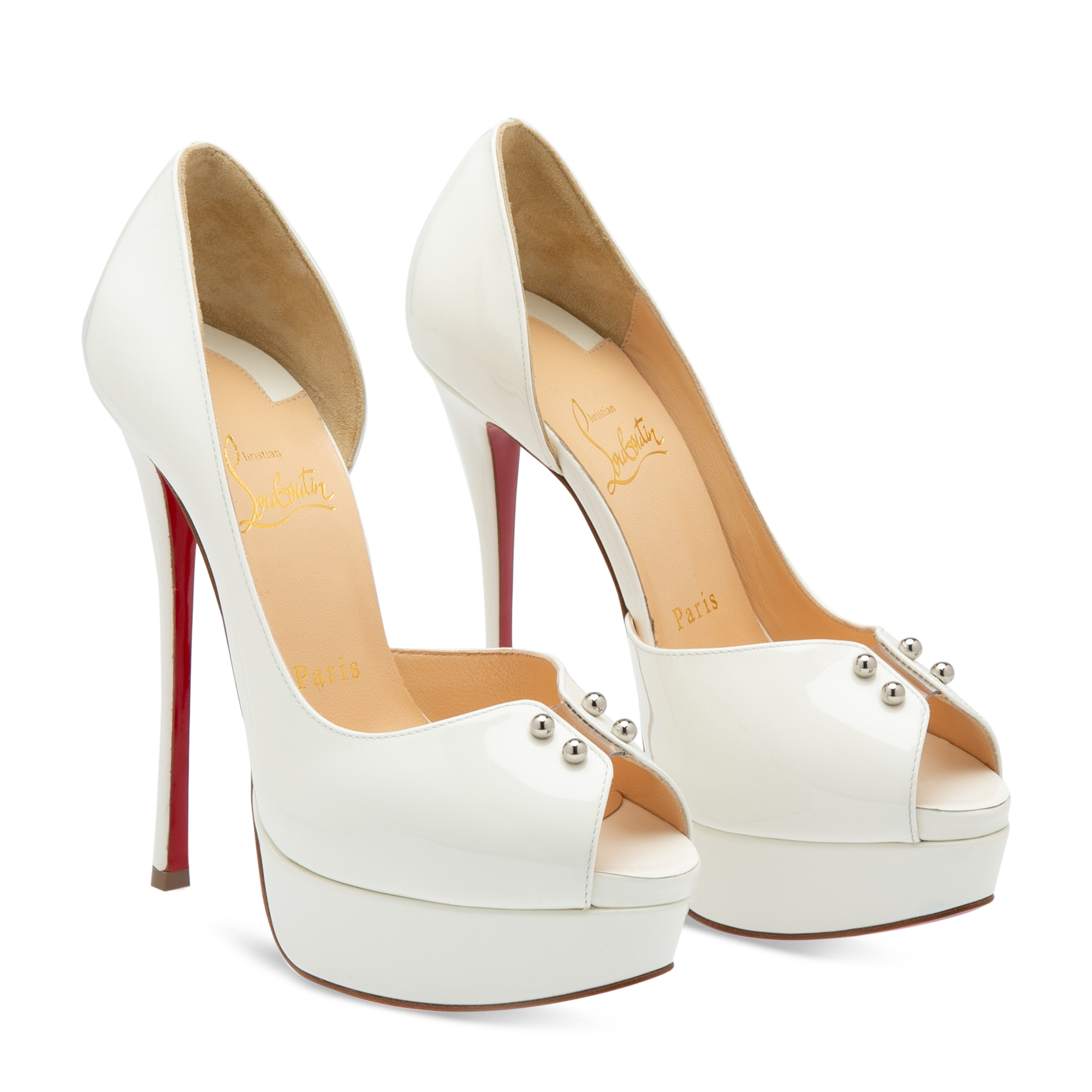 Predupeep pumps, White