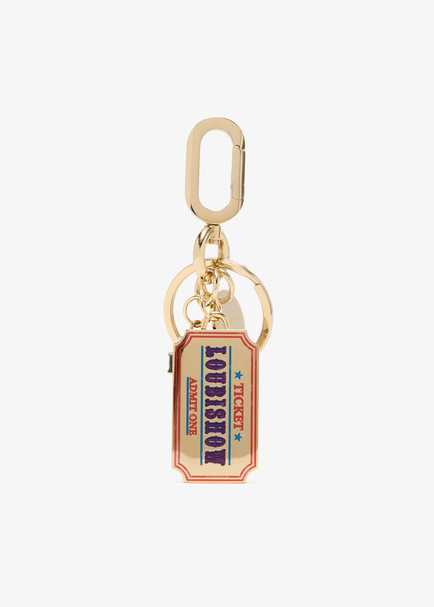 Circus Ticket keyring, Gold
Circus Ticket keyring, Gold