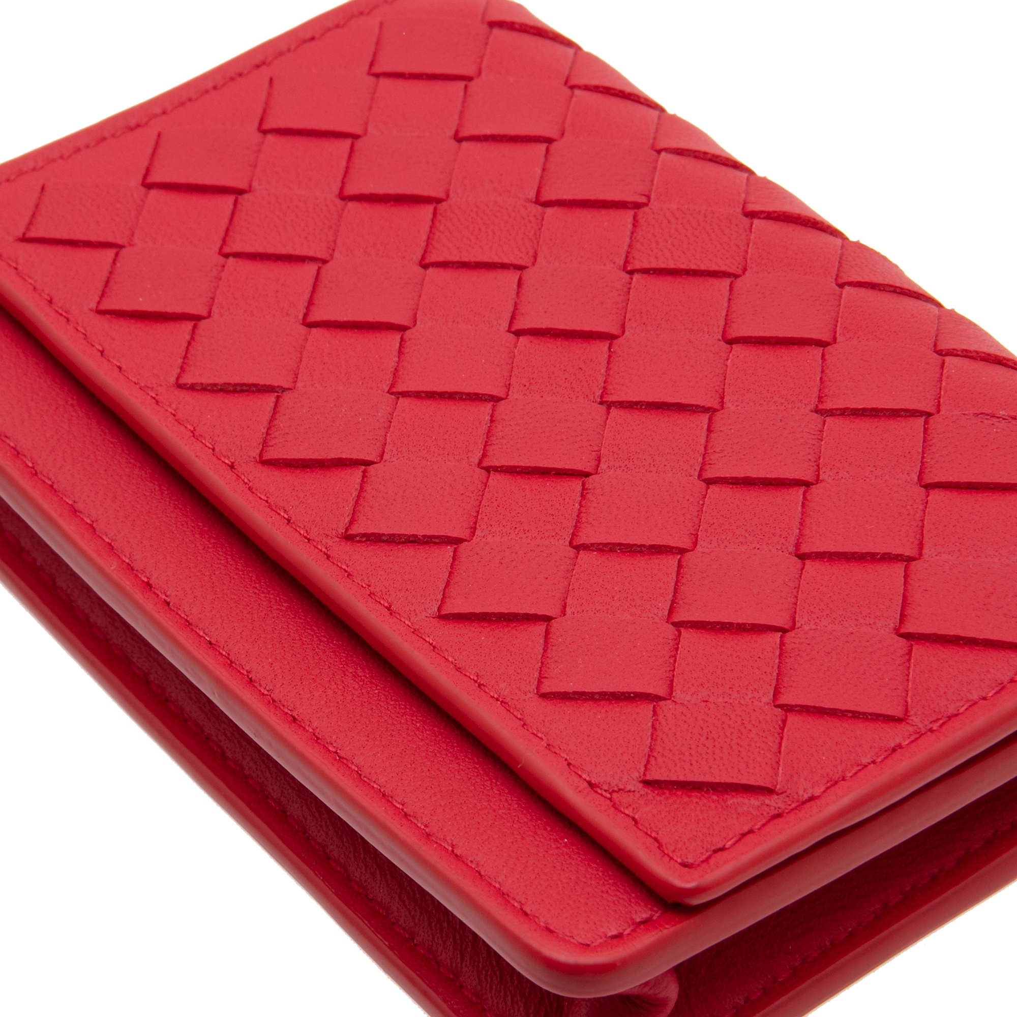 Intrecciato card wallet, Blue
Intrecciato card wallet, Blue