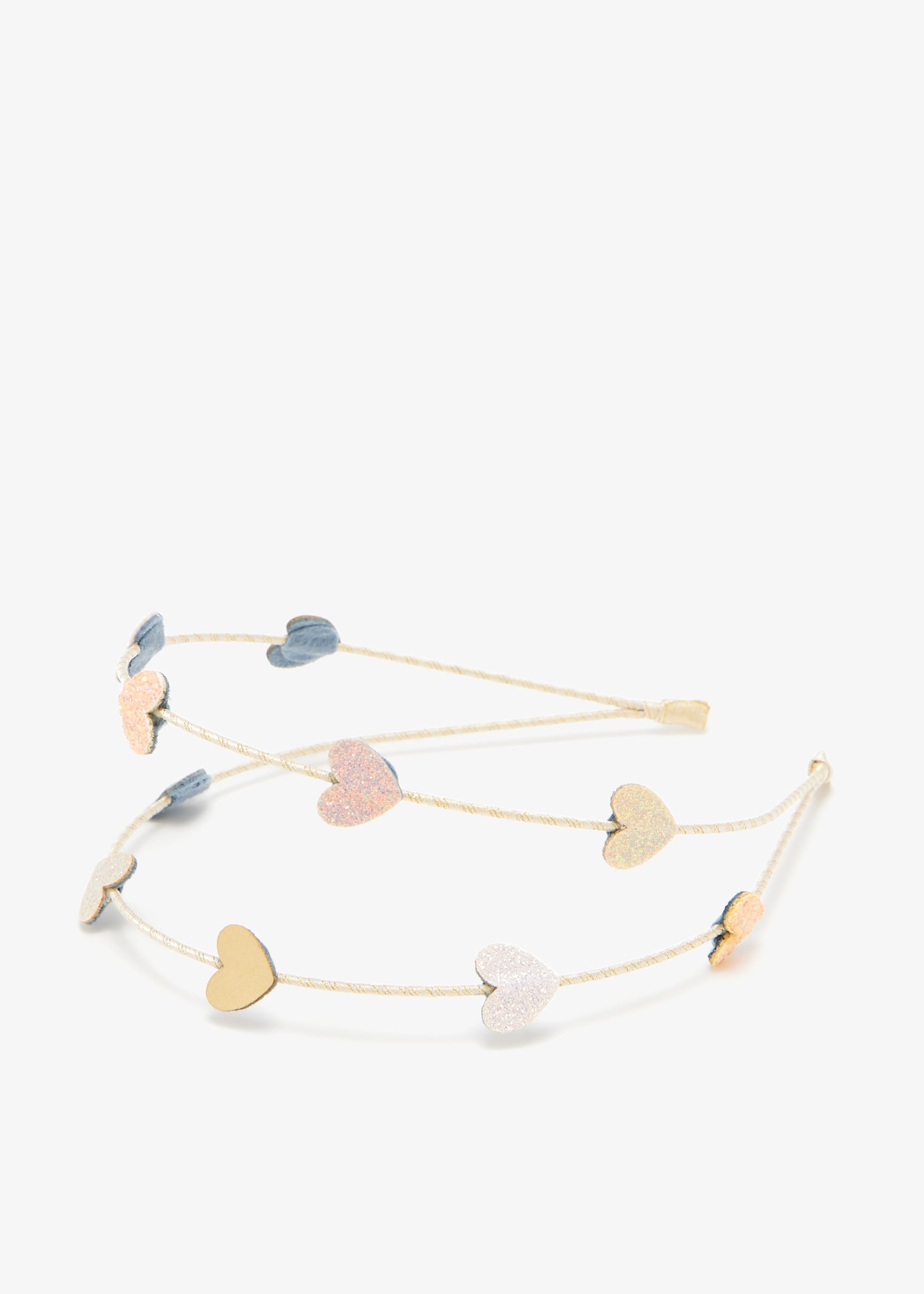 Teeny Heart double Alice band, Multicolored
Teeny Heart double Alice band, Multicolored