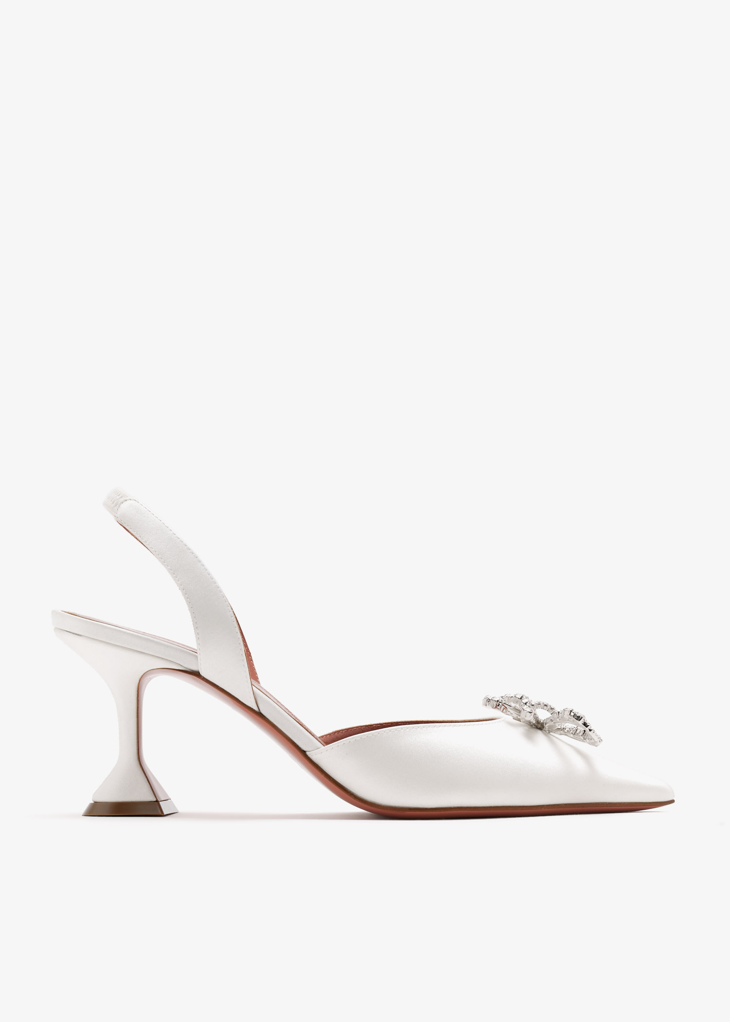 Rosie 70 slingback pumps, White
Rosie 70 slingback pumps, White