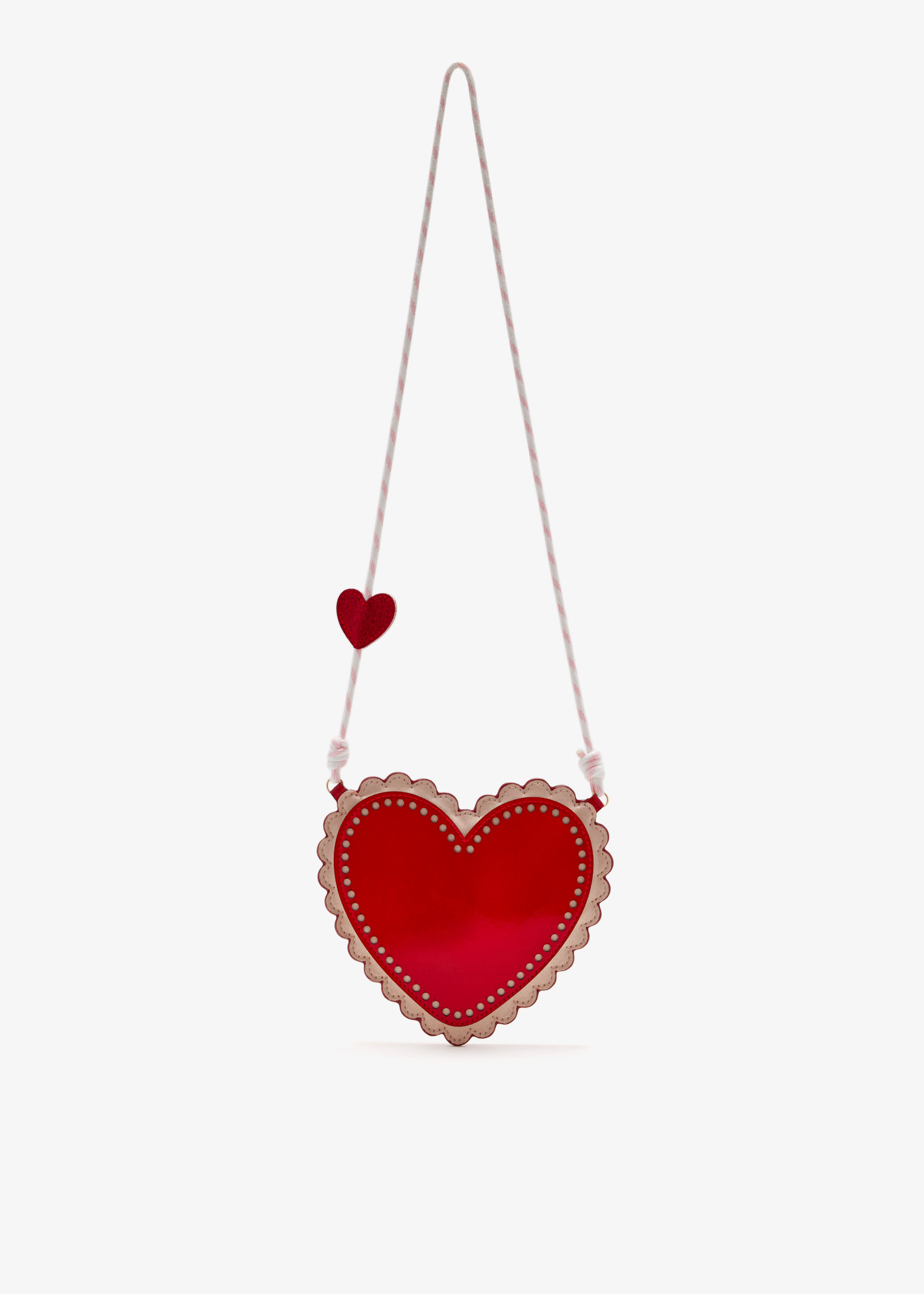 Scalloped Heart bag, Red
Scalloped Heart bag, Red