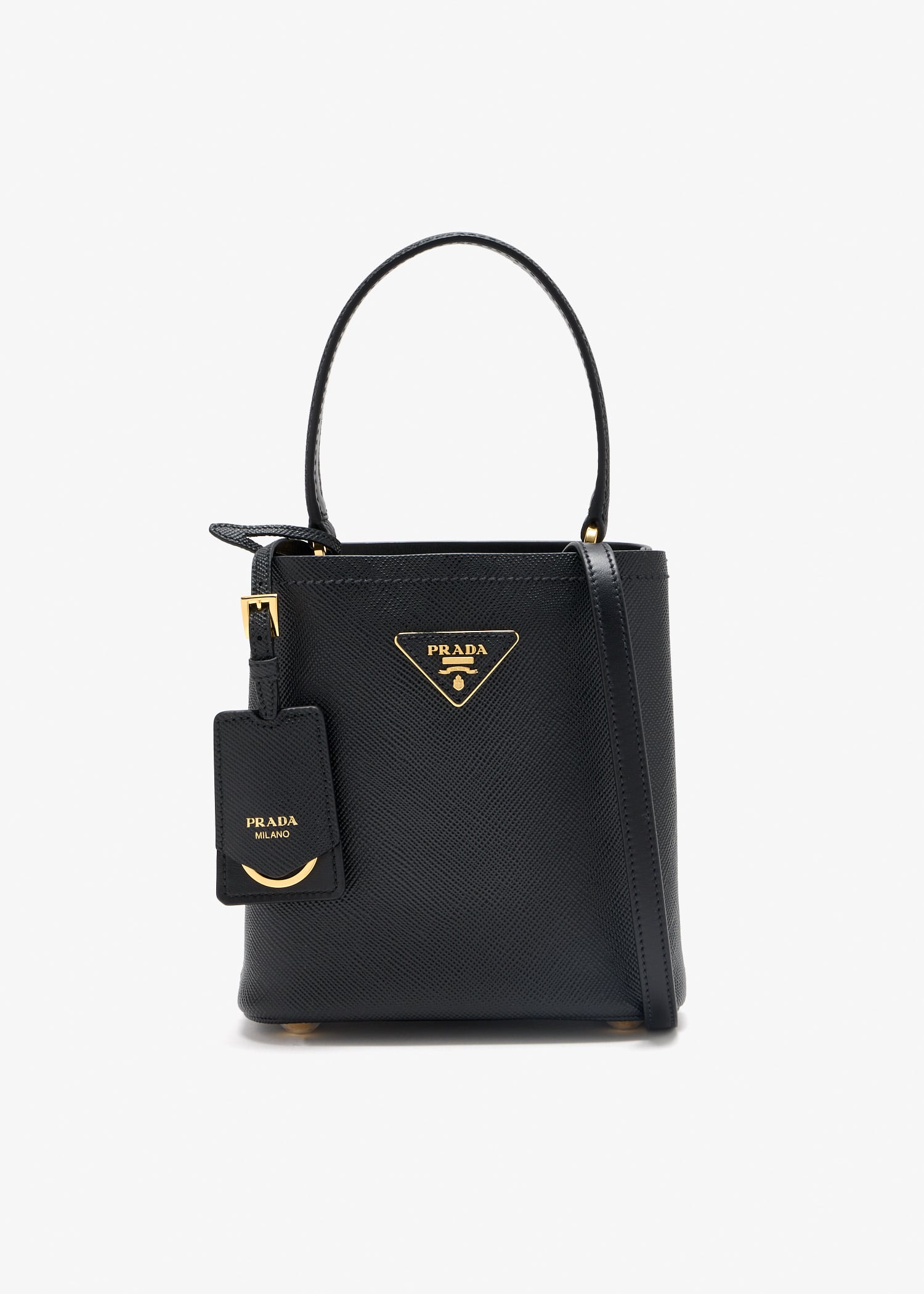 Prada Panier Saffiano leather mini bag, Black
Prada Panier Saffiano leather mini bag, Black