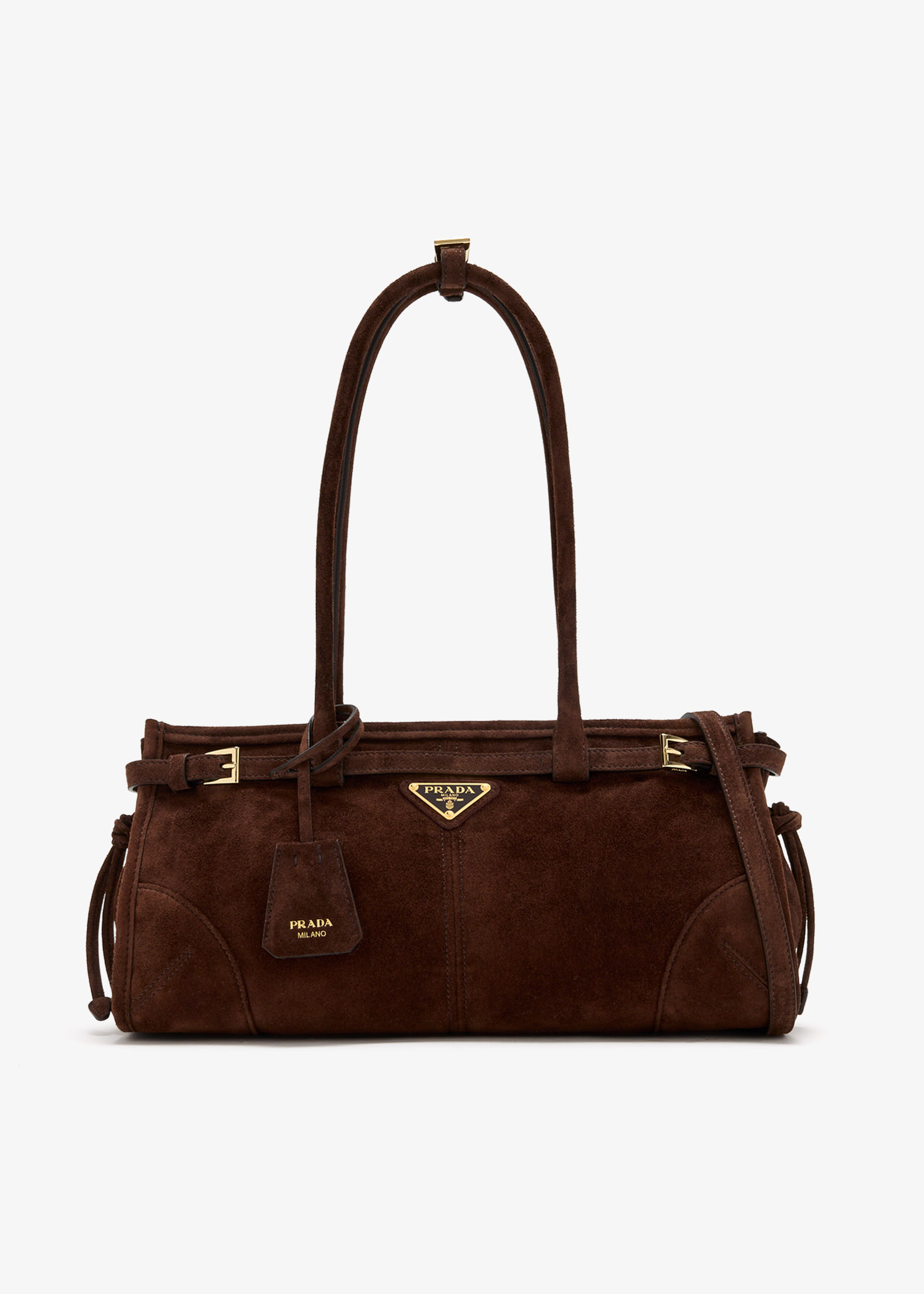 Prada Bonnie medium suede bag, Brown
Prada Bonnie medium suede bag, Brown