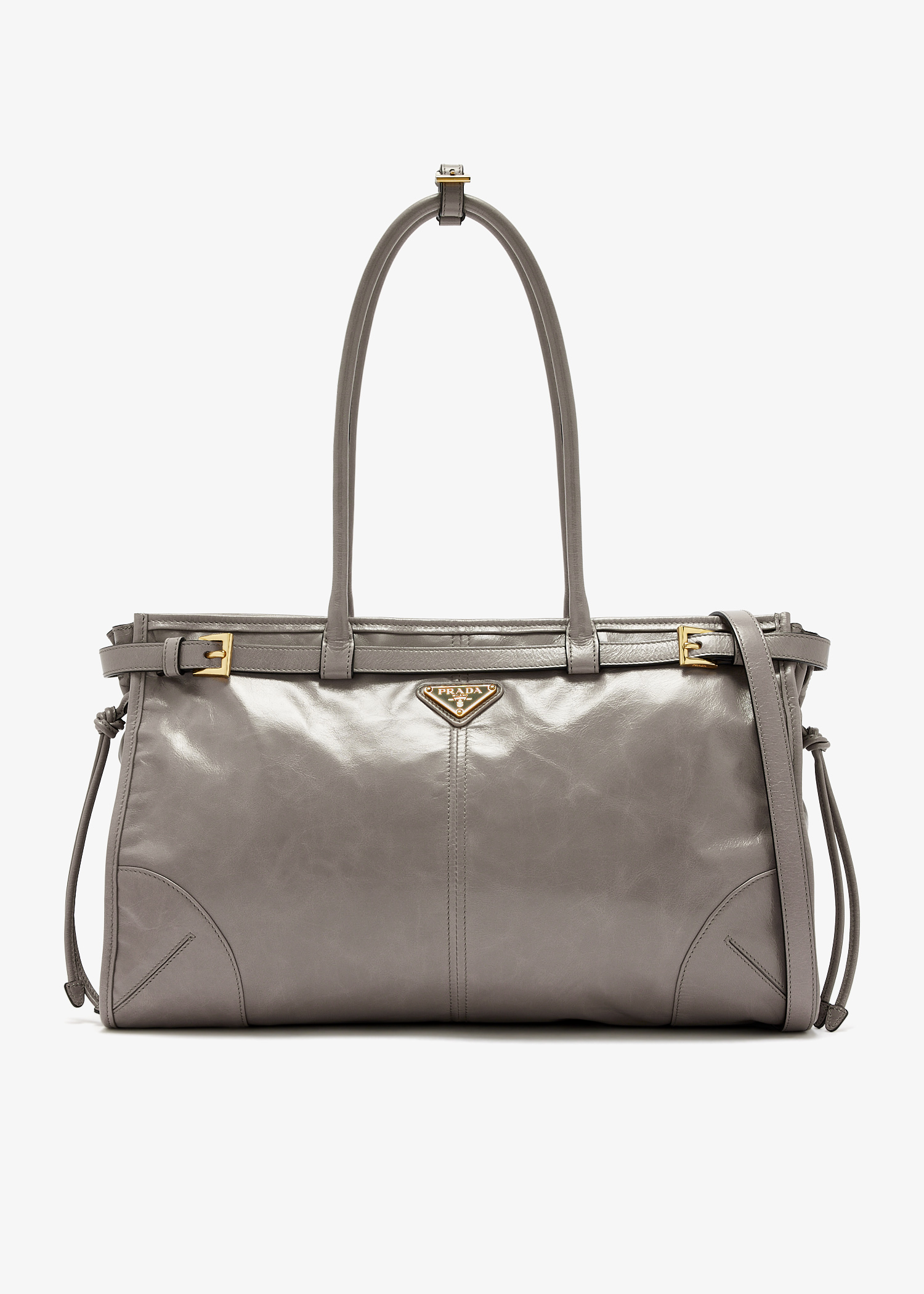 Prada Bonnie large leather handbag, Grey
Prada Bonnie large leather handbag, Grey