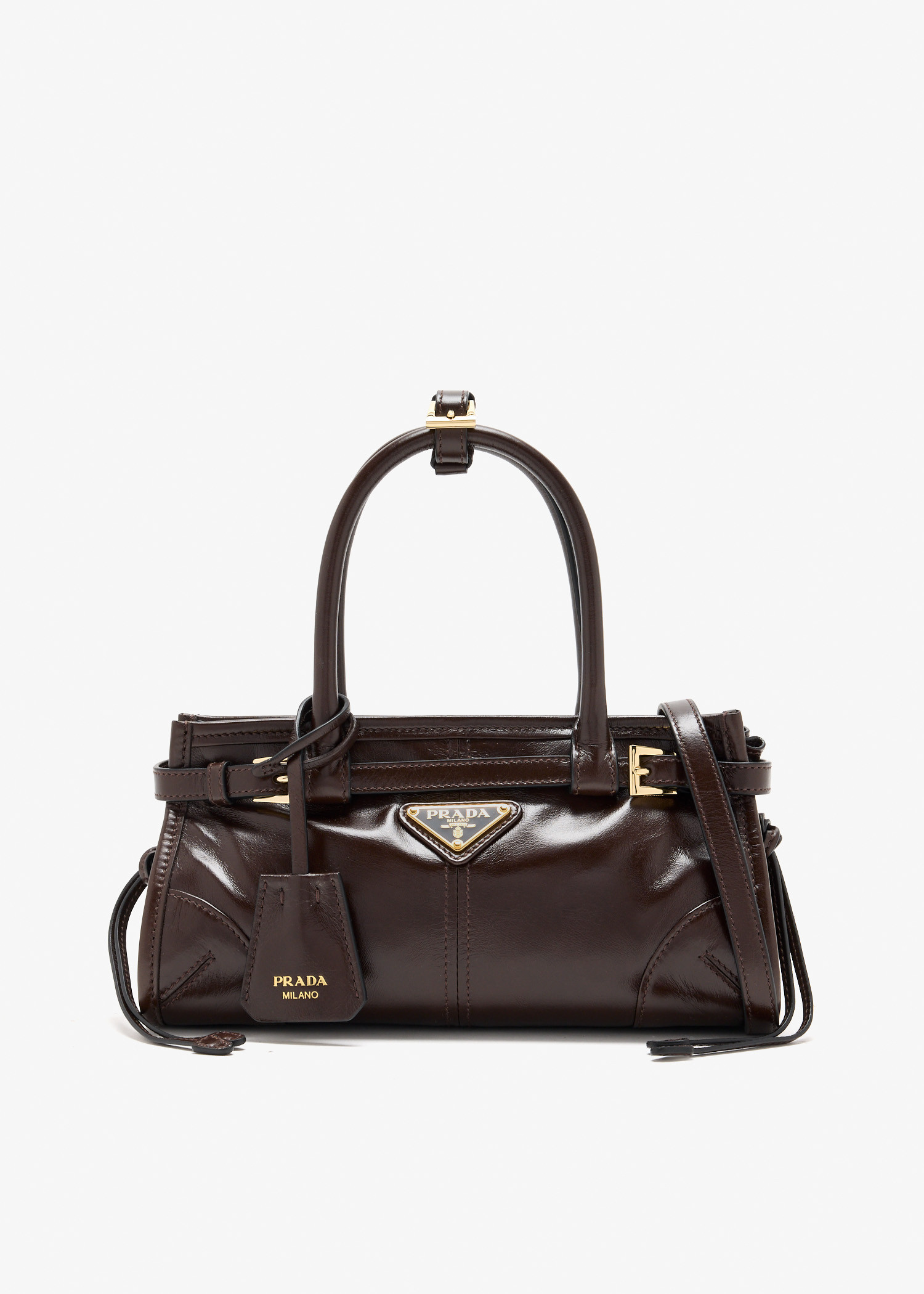 Prada Bonnie leather mini bag, Brown
Prada Bonnie leather mini bag, Brown
