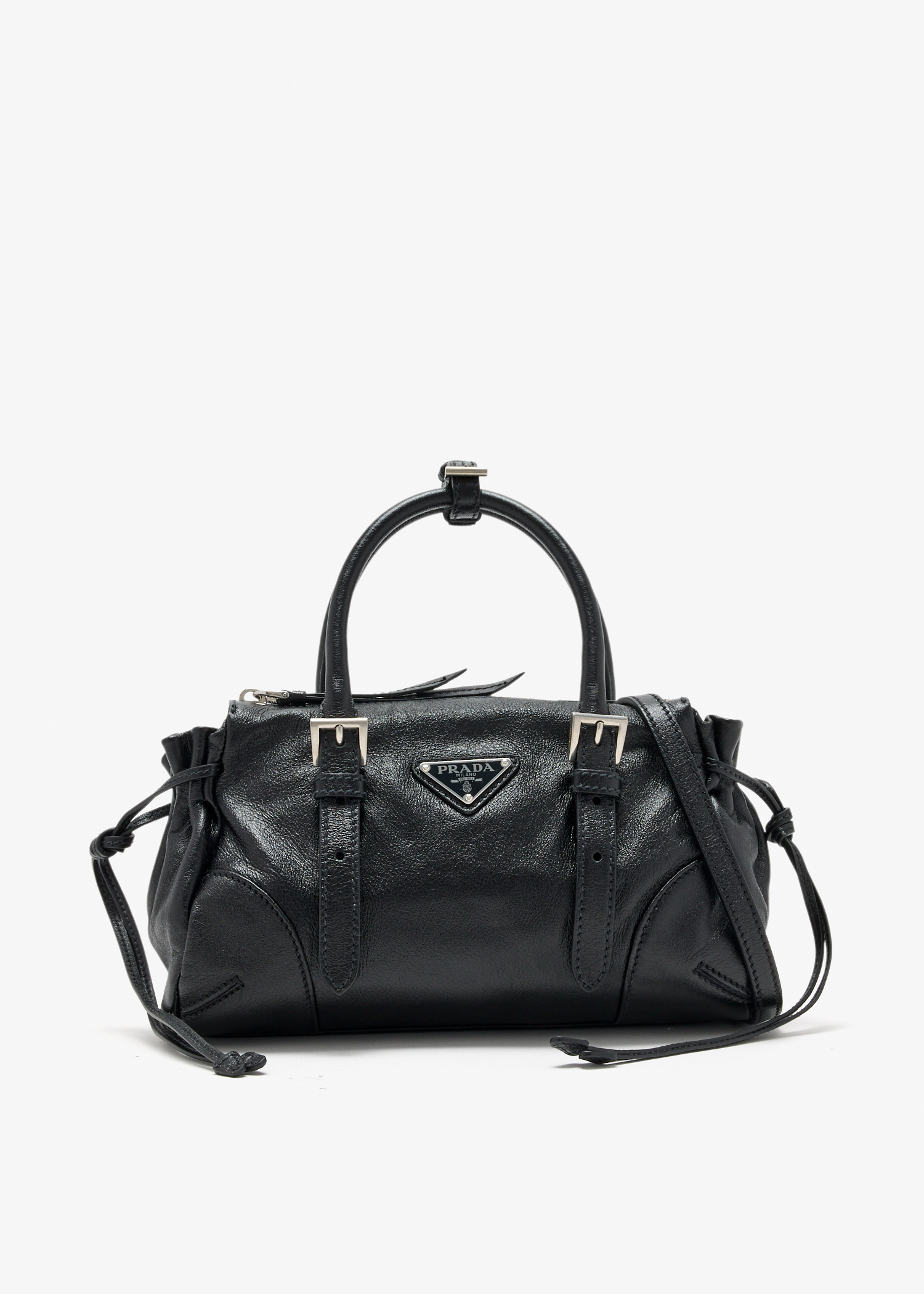 Prada Bonnie mini leather bag, Black
Prada Bonnie mini leather bag, Black