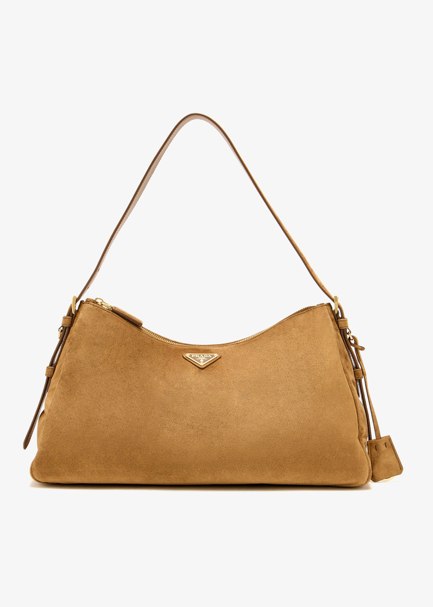 Prada Aimèe large suede shoulder bag, Brown
Prada Aimèe large suede shoulder bag, Brown