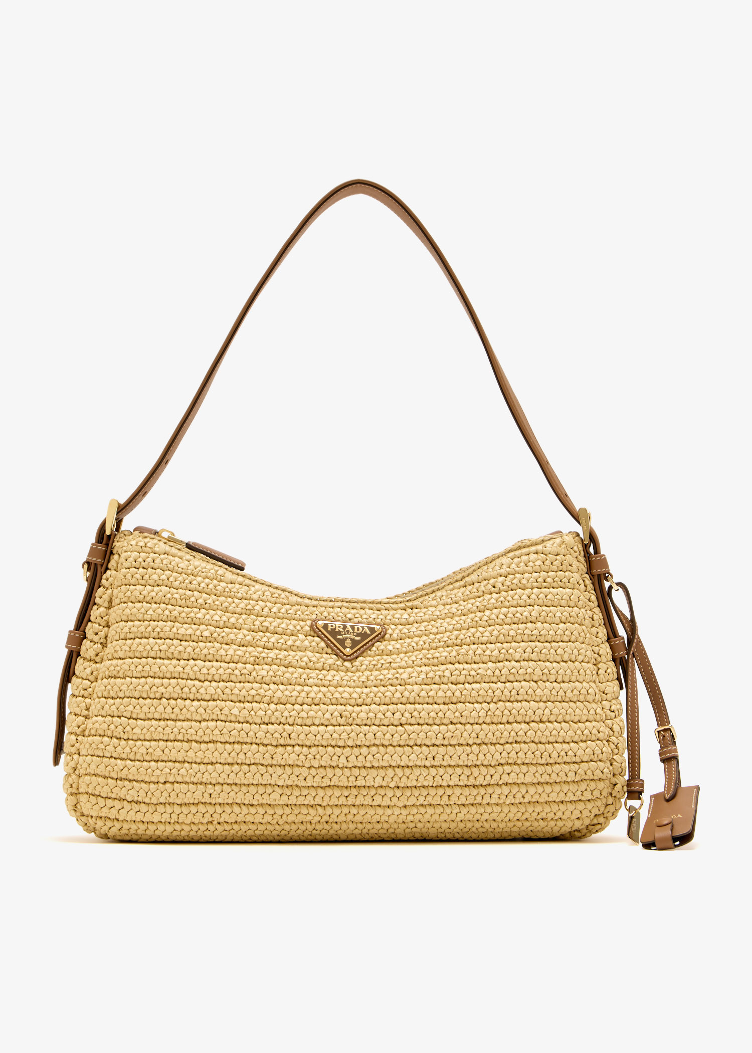 Prada Aimèe large crochet shoulder bag, Beige
Prada Aimèe large crochet shoulder bag, Beige