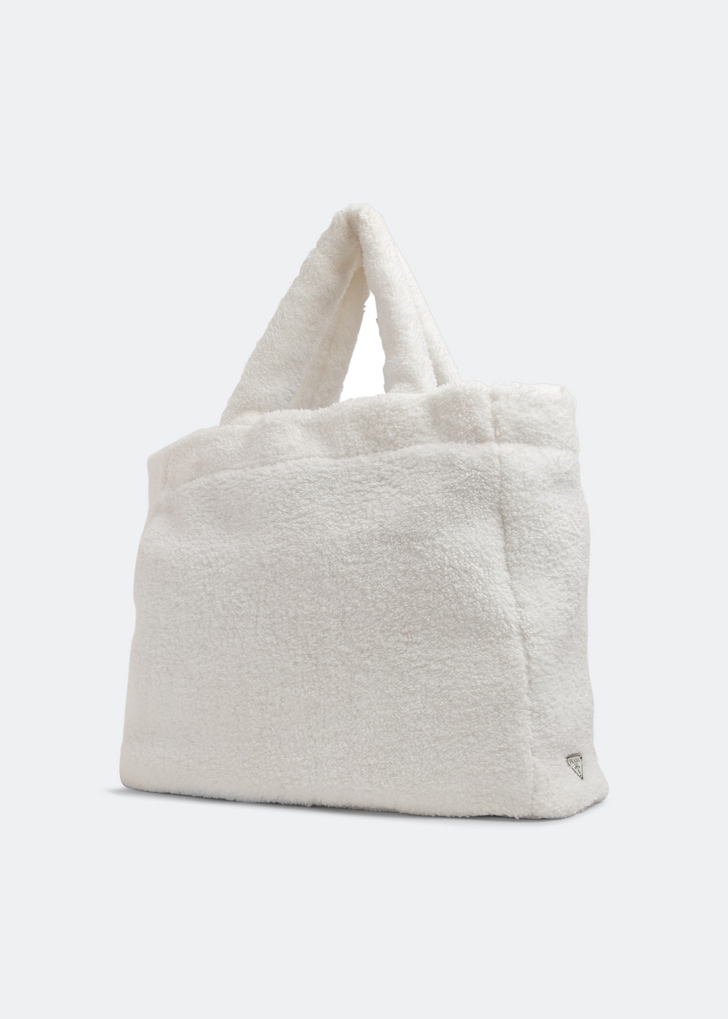 Terry tote bag, White