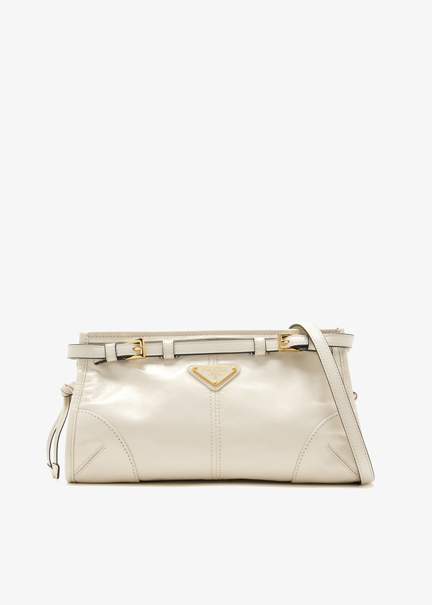Prada Bonnie small leather shoulder bag, White
Prada Bonnie small leather shoulder bag, White