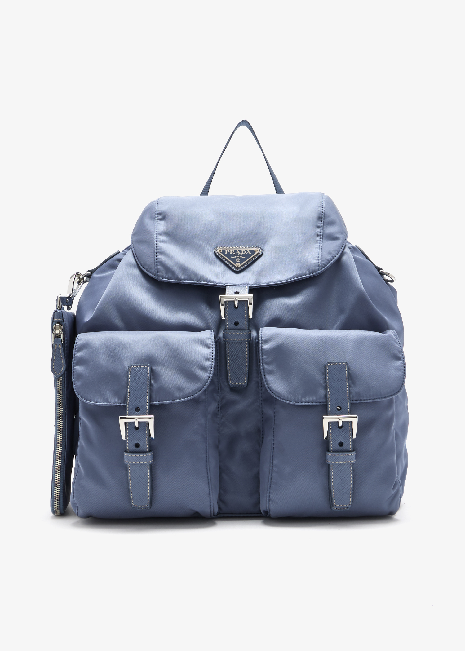 Medium Re-Nylon backpack, Blue
Medium Re-Nylon backpack, Blue