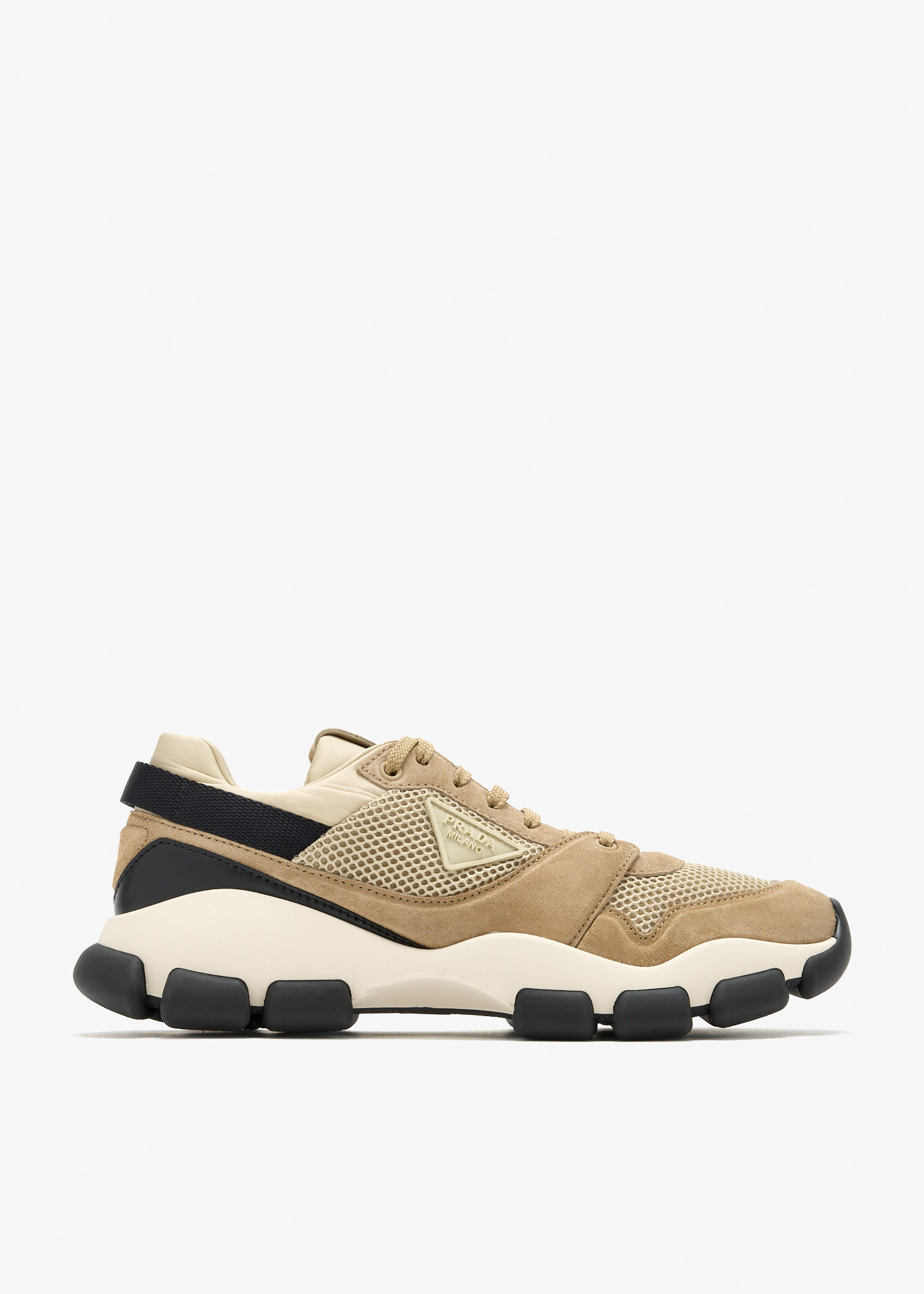 Mesh fabric and suede sneakers, Beige
Mesh fabric and suede sneakers, Beige