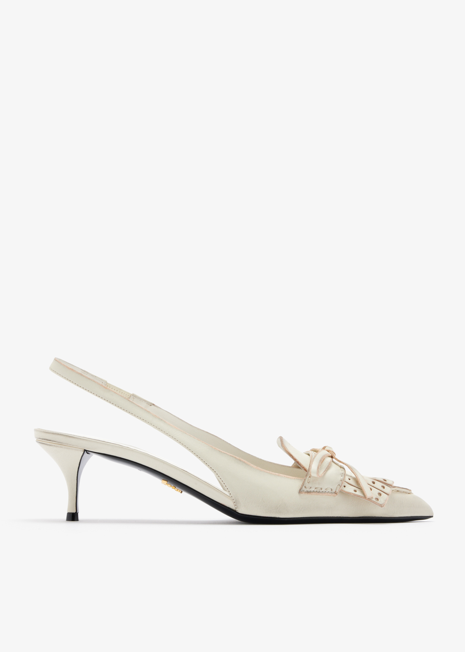 Leather slingback pumps, Cream
Leather slingback pumps, Cream