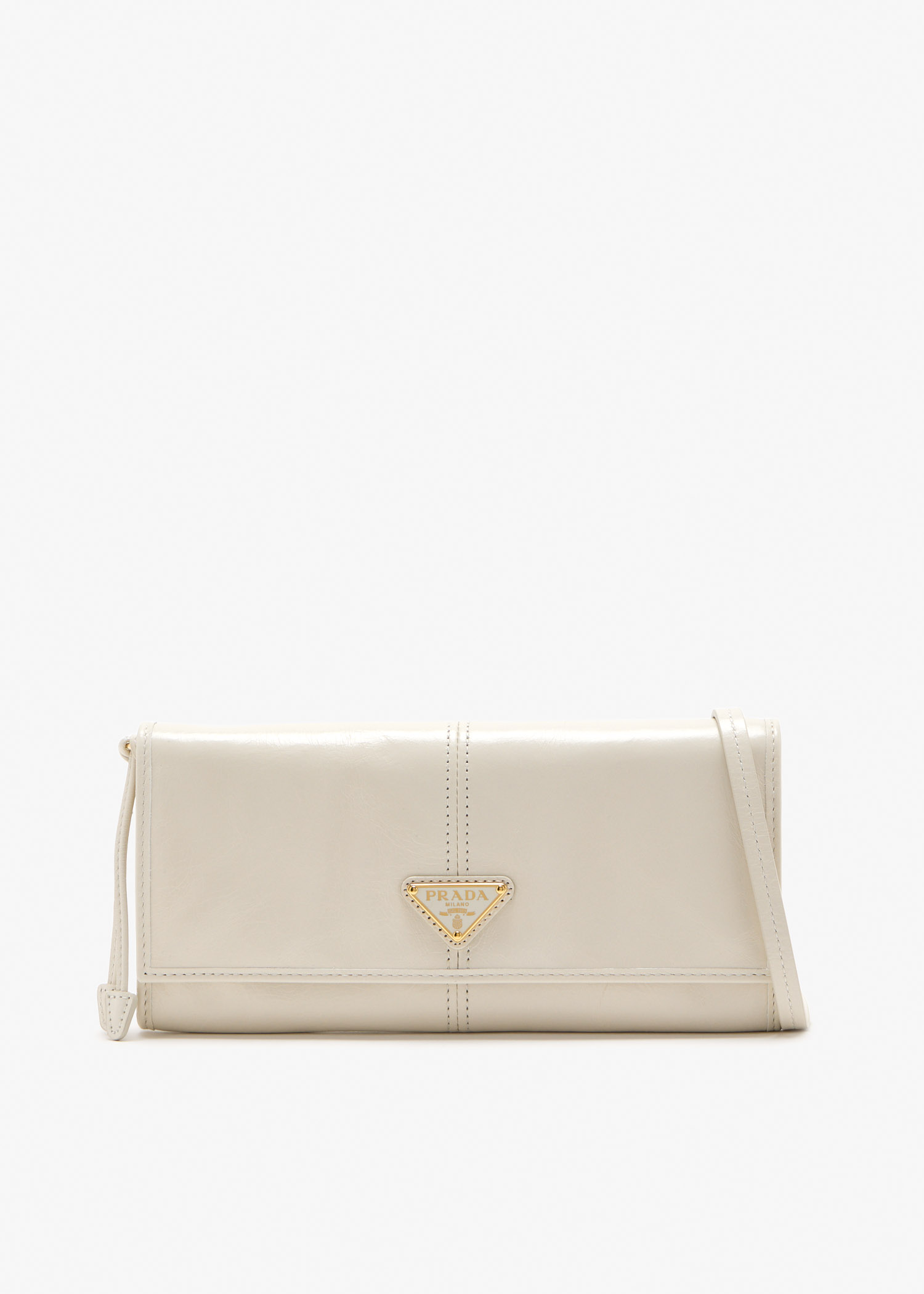 Leather strap wallet, White
Leather strap wallet, White