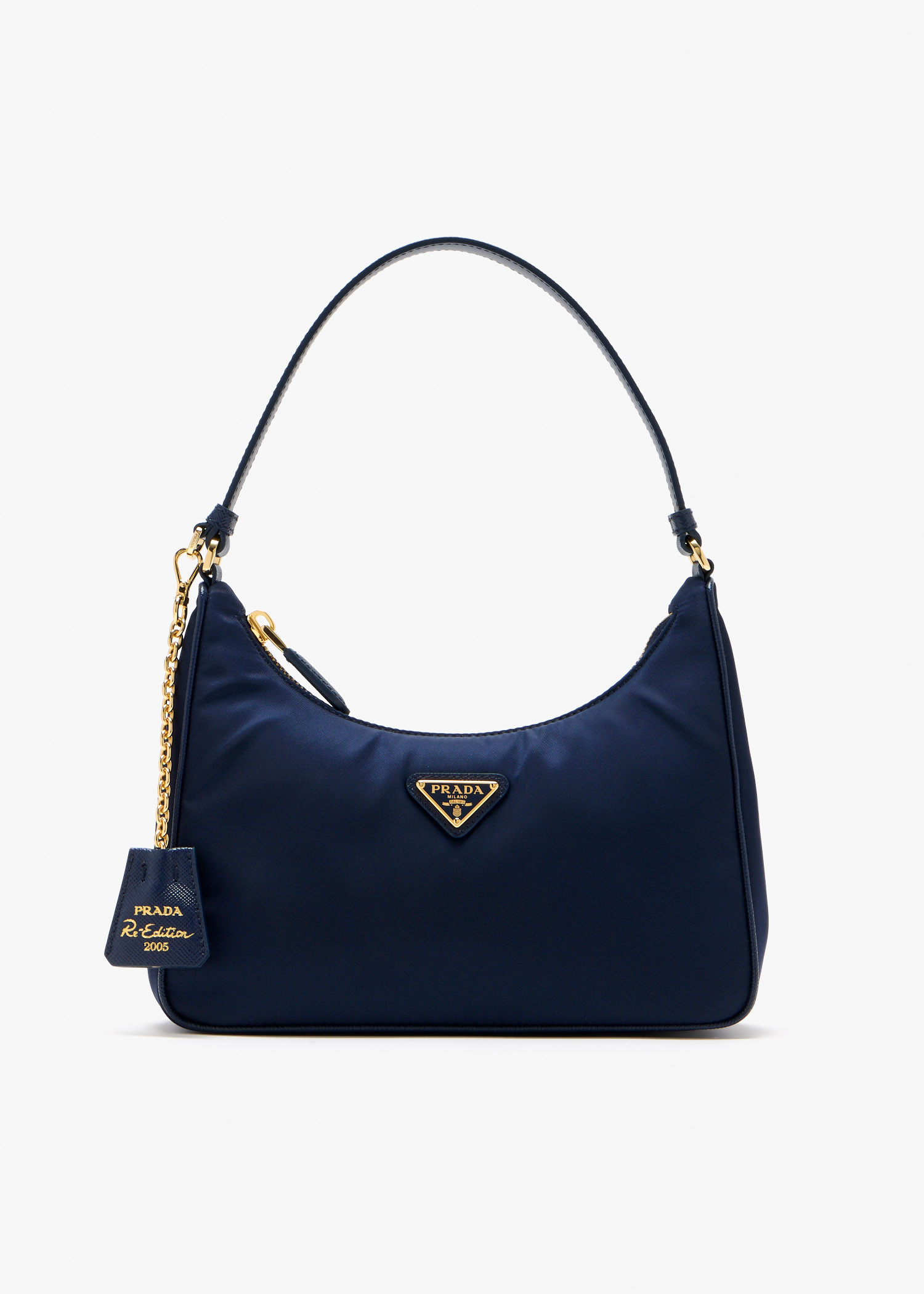 Prada Re-Edition 2005 Re-Nylon and Saffiano mini bag, Navy
Prada Re-Edition 2005 Re-Nylon and Saffiano mini bag, Navy