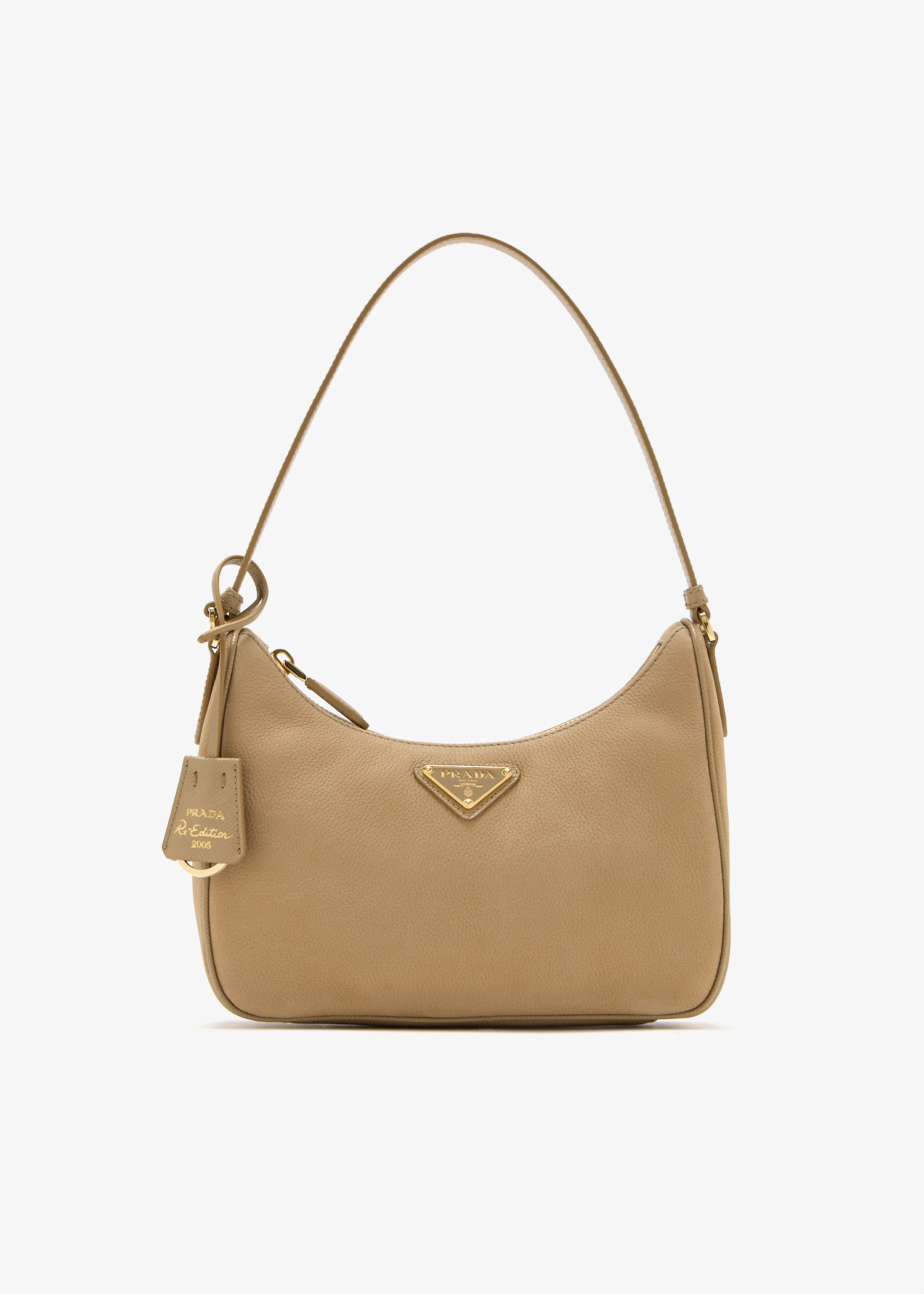 Prada Re-Edition 2005 nubuck and Saffiano leather mini bag, Beige
Prada Re-Edition 2005 nubuck and Saffiano leather mini bag, Beige