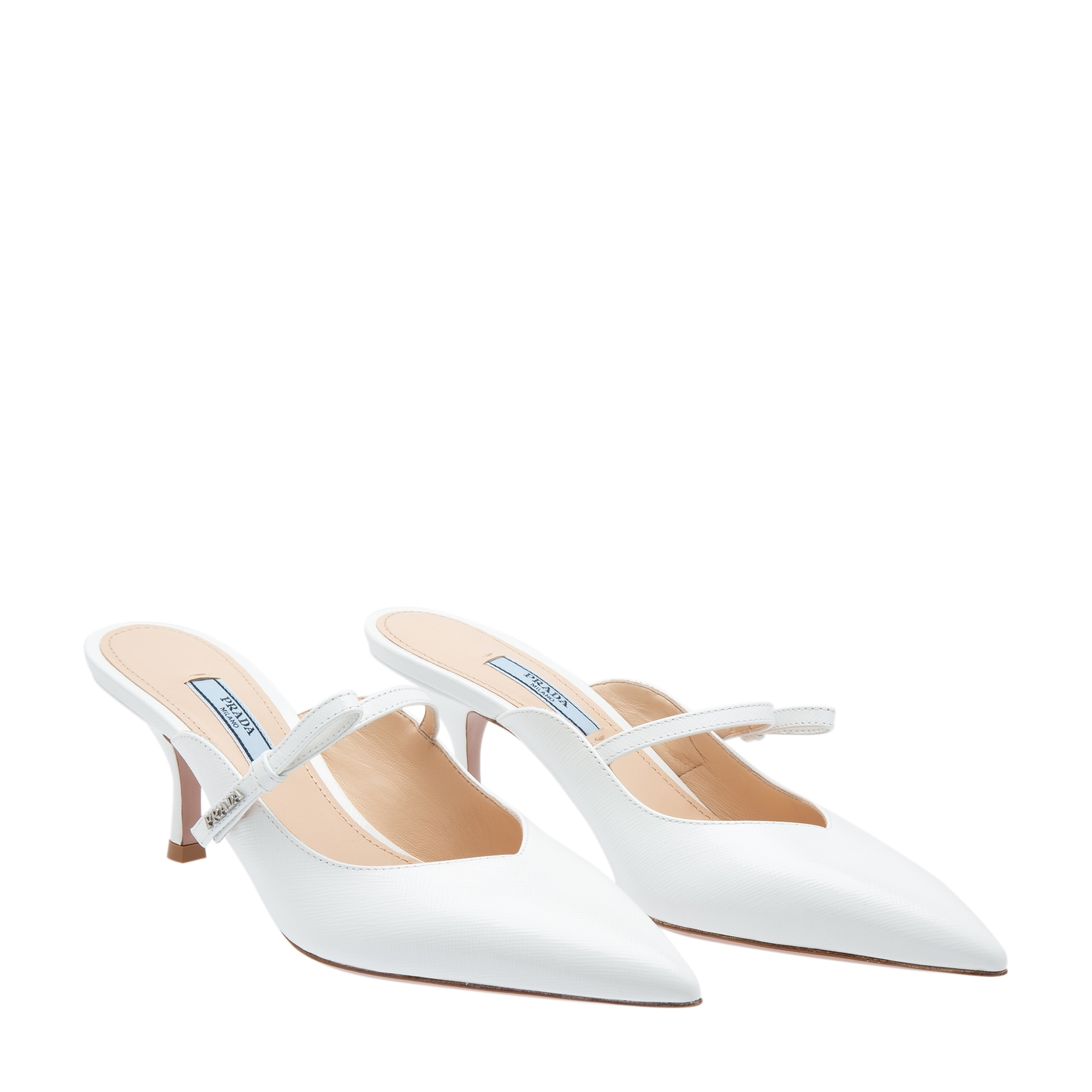 Leather mules, White
Leather mules, White