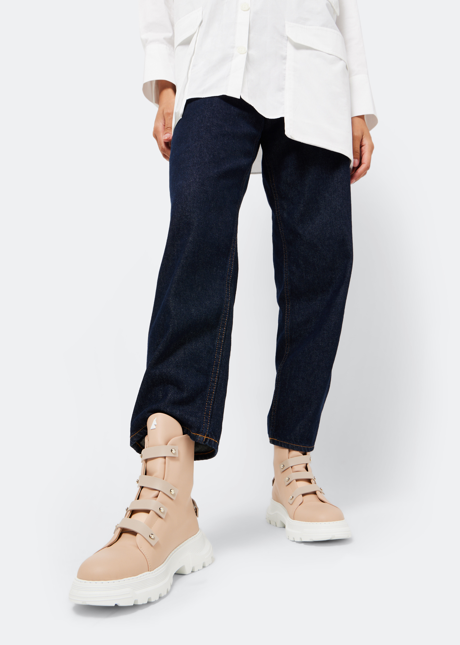 Galaxy boots, Beige