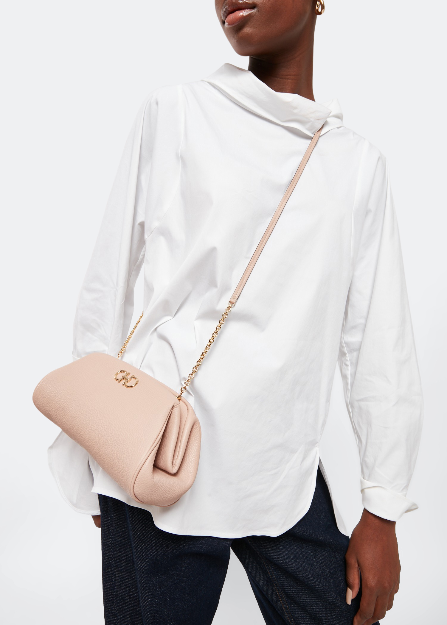 Gancini minibag, Beige