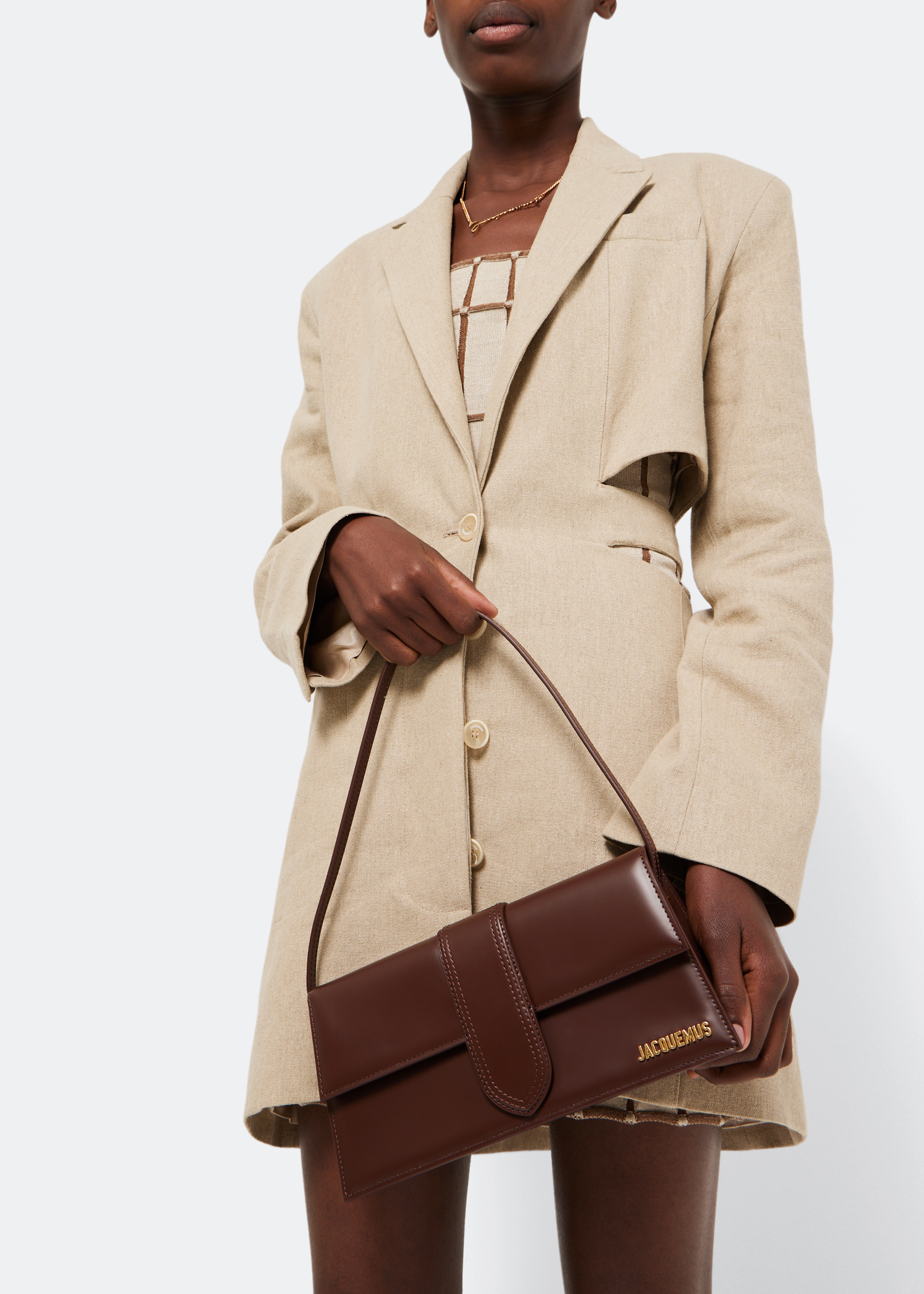 Le Bambino long bag, Brown
