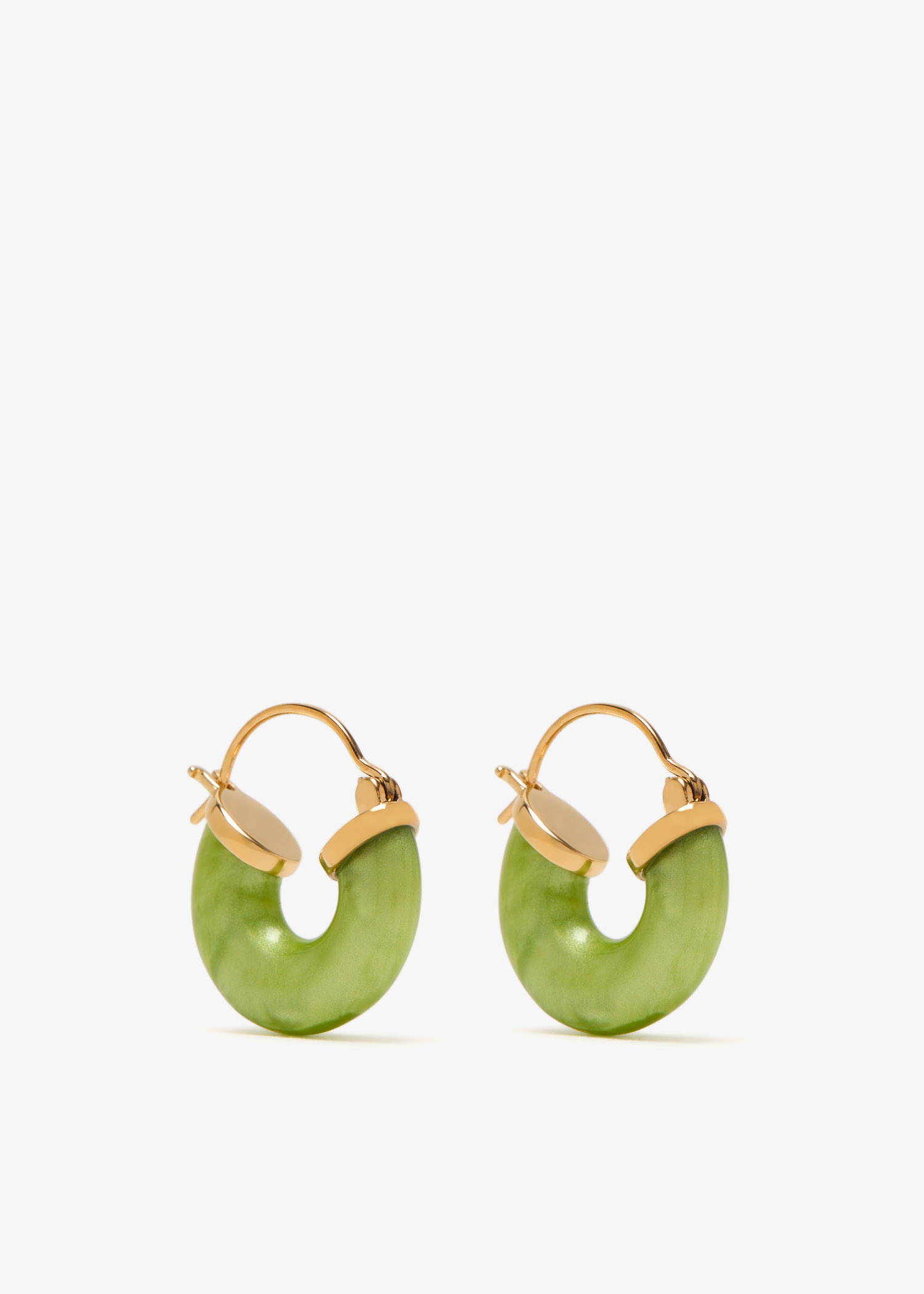 Petit Swell hoops, Green
Petit Swell hoops, Green