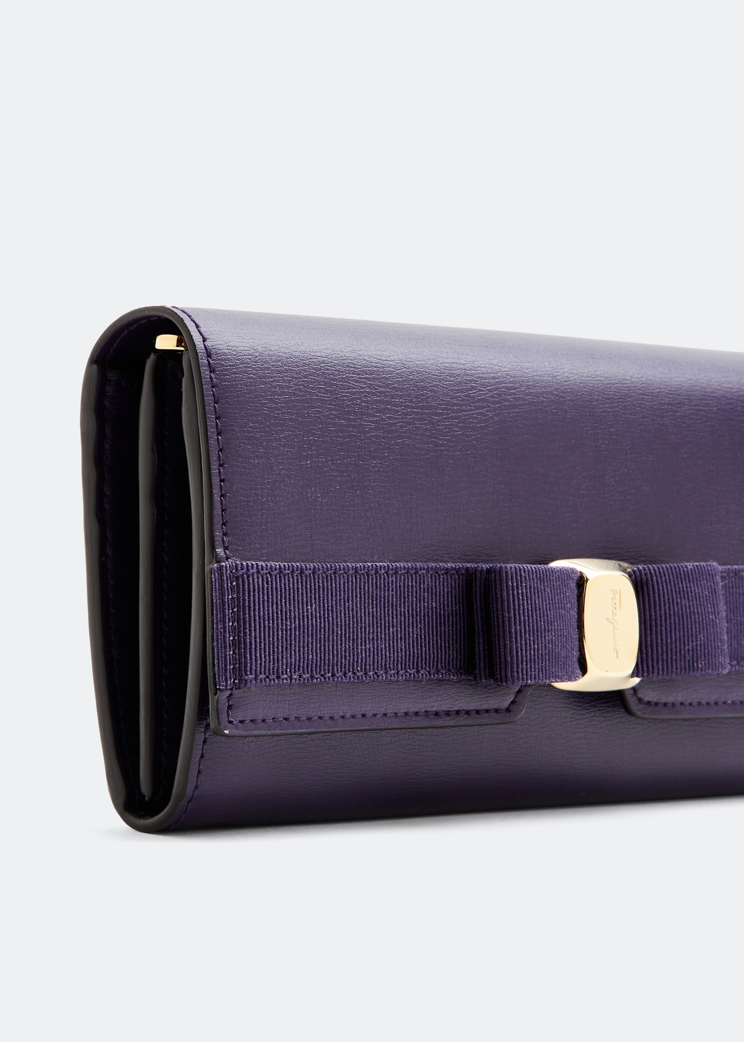 Vara bow continental wallet, Purple