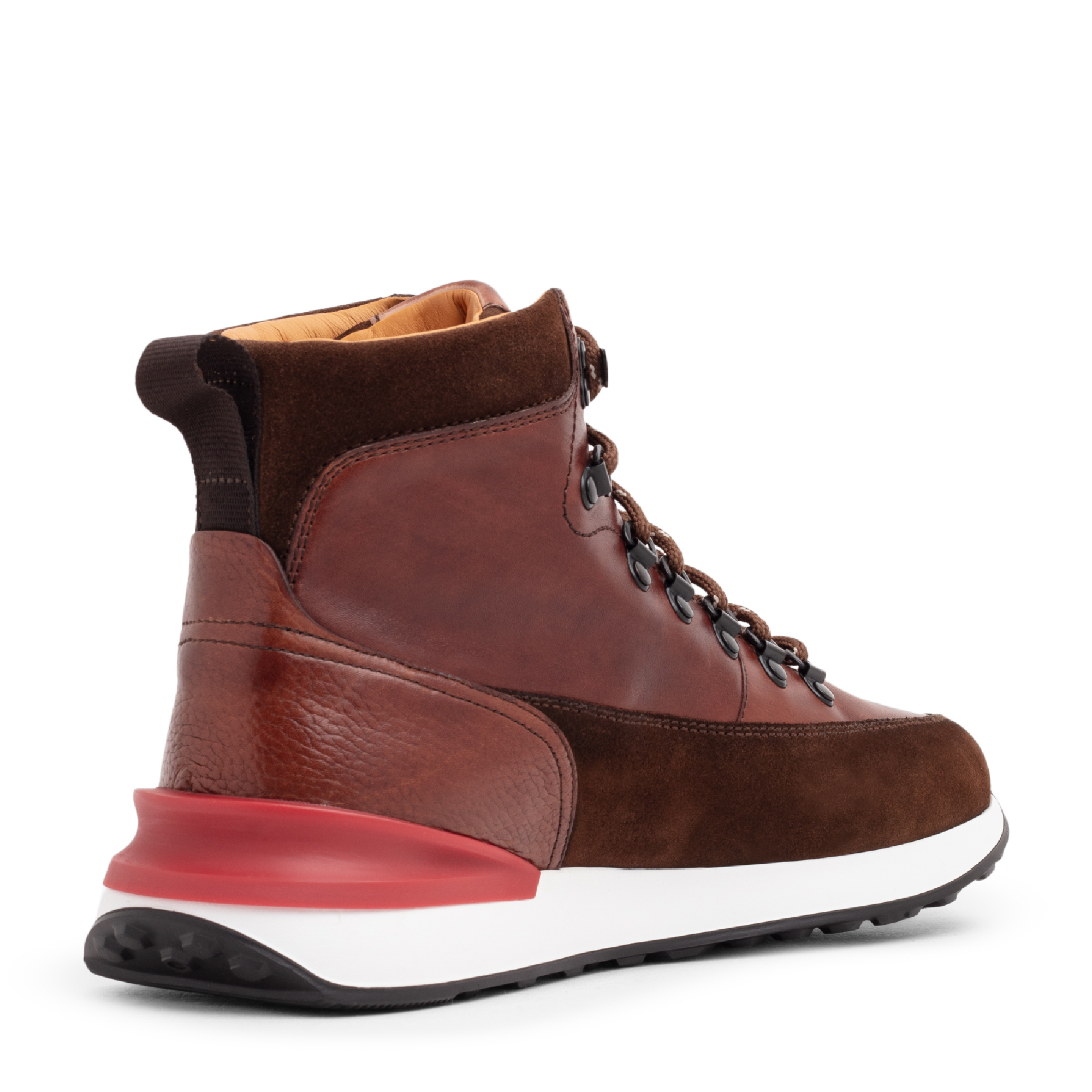 Leather high-top sneakers, Burgundy
Leather high-top sneakers, Burgundy