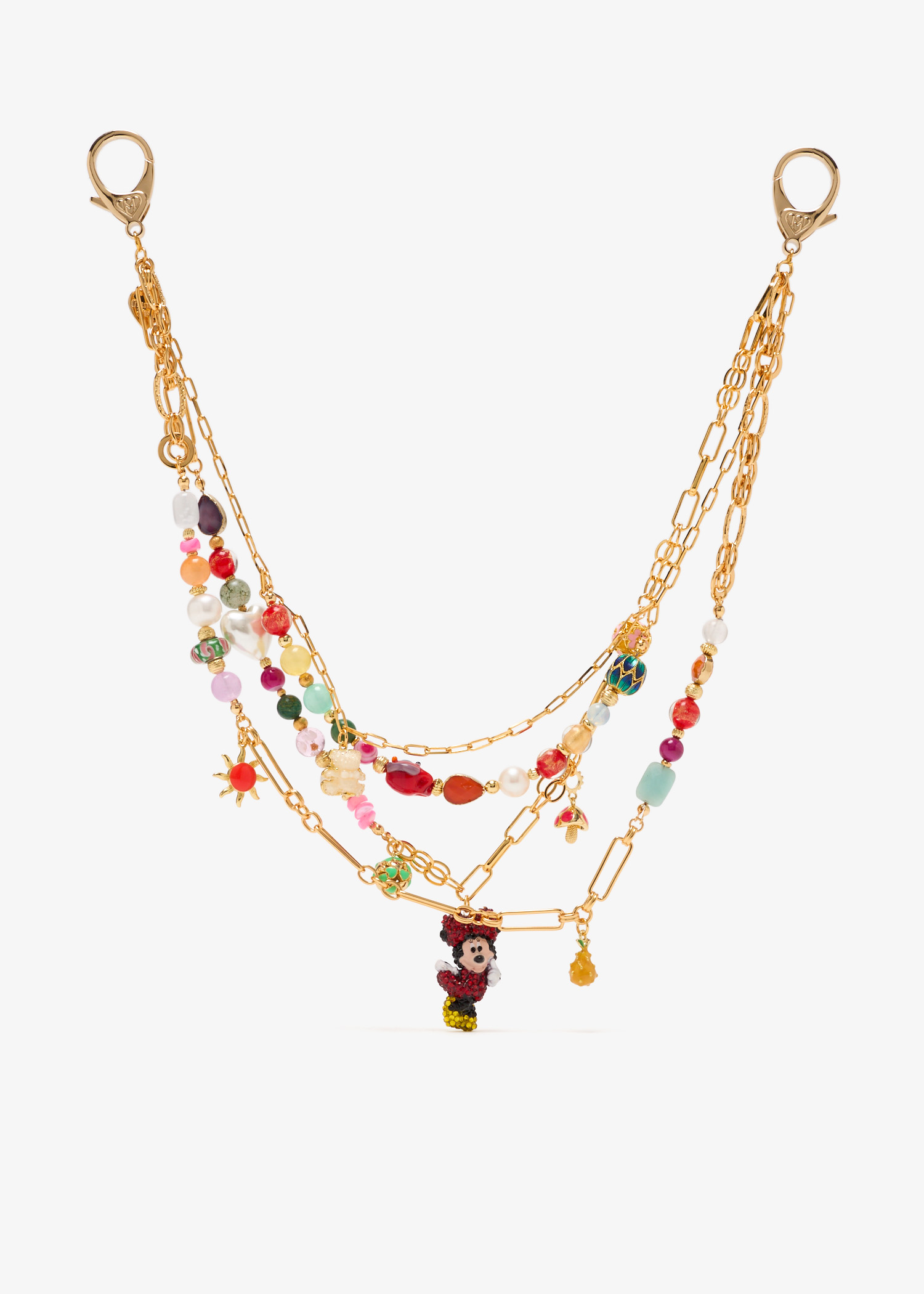 Jewel Minnie bag charm, Gold
Jewel Minnie bag charm, Gold