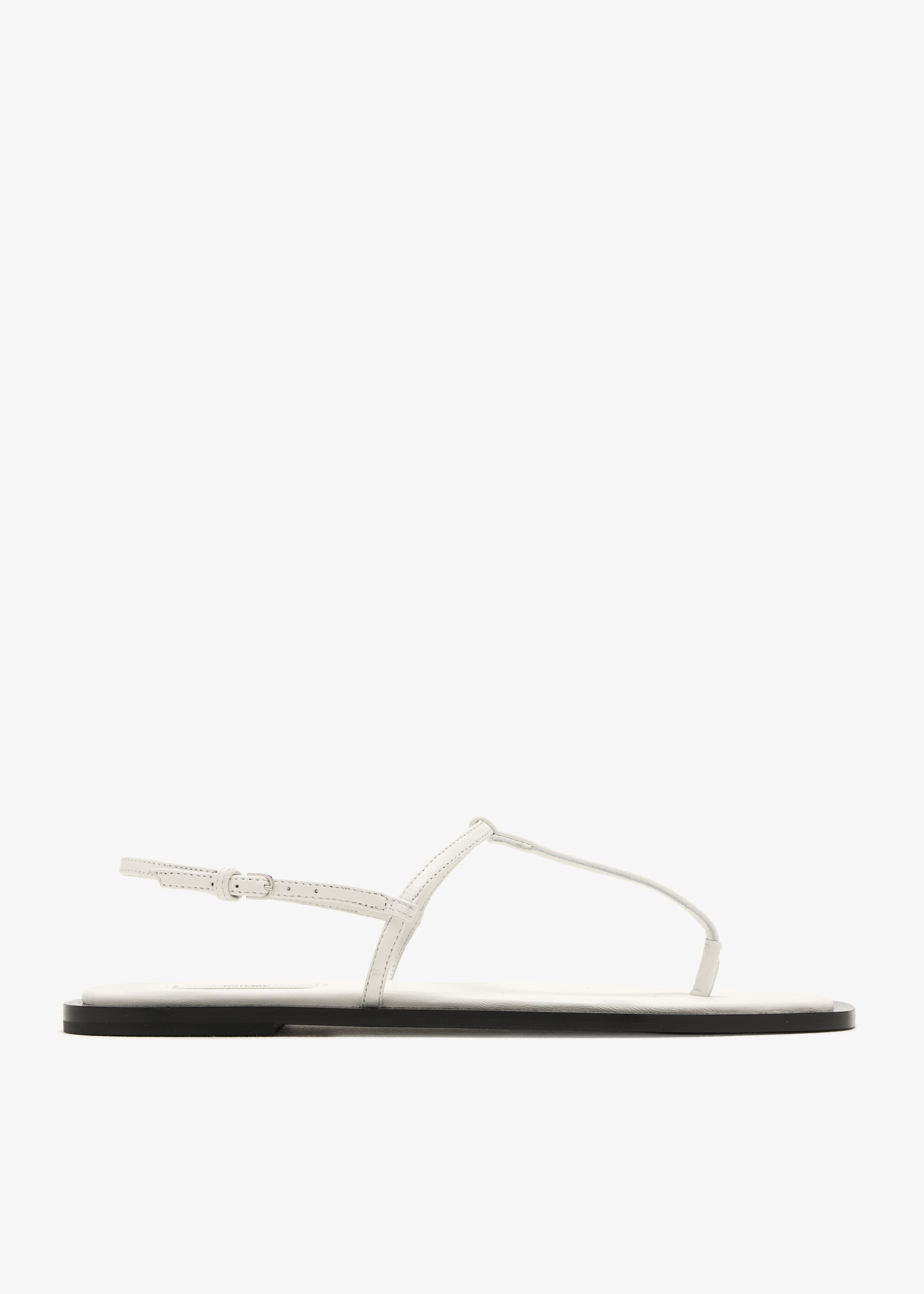 T-Strap nappa leather sandals, White
T-Strap nappa leather sandals, White