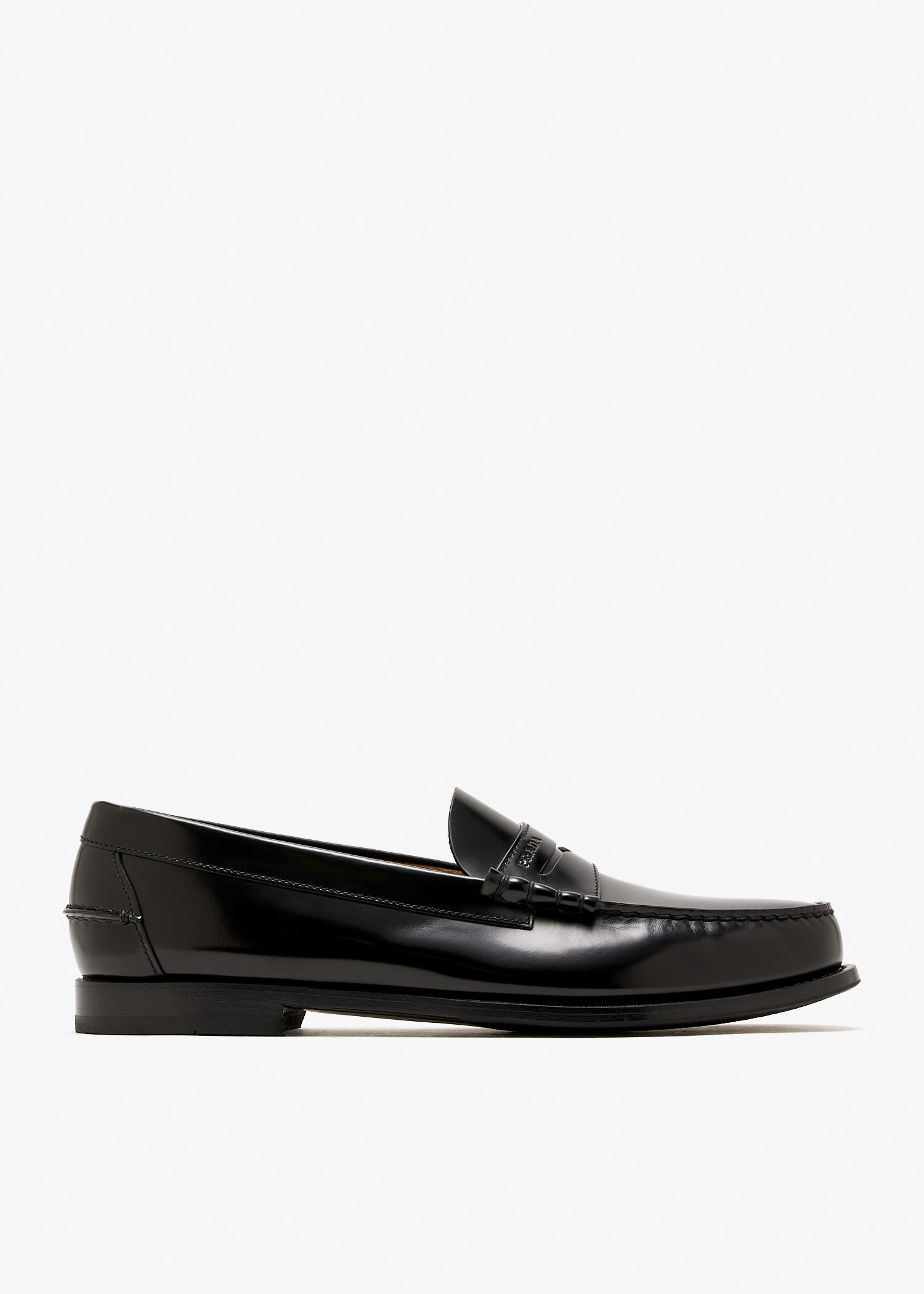 Brushed leather loafers, Black
Brushed leather loafers, Black