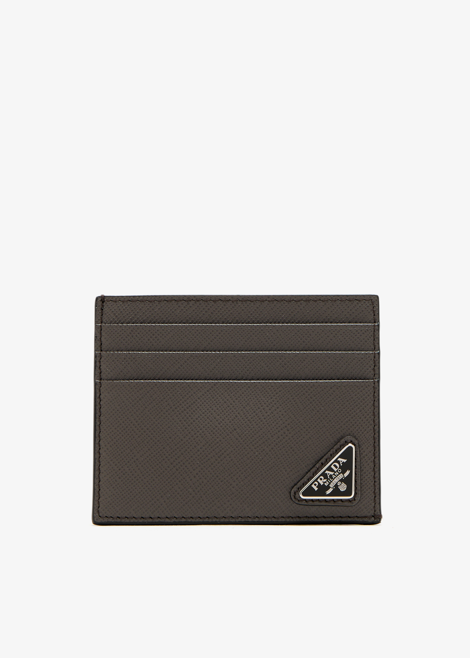 Saffiano leather card holder, Grey
Saffiano leather card holder, Grey
