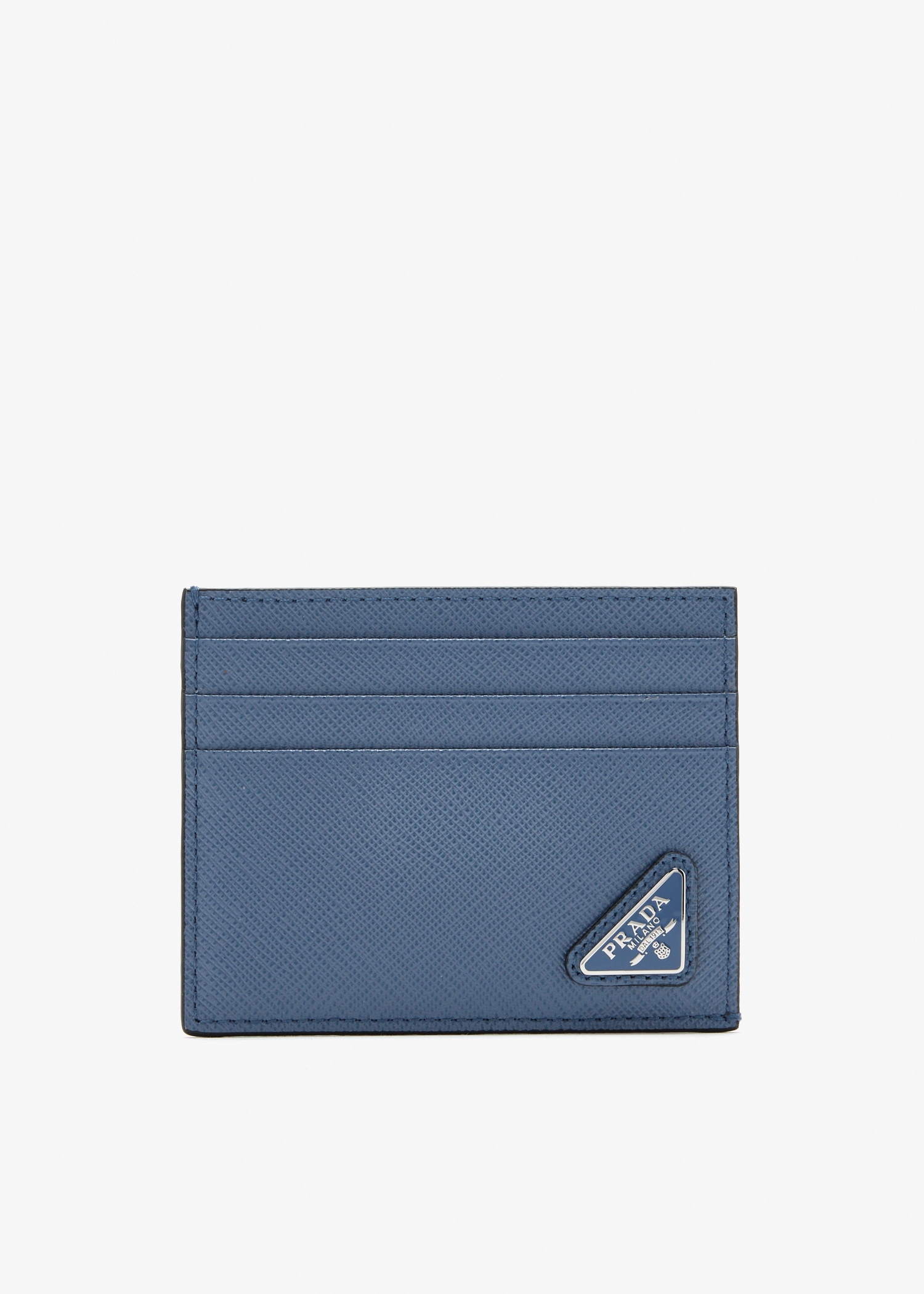 Saffiano leather card holder, Blue
Saffiano leather card holder, Blue