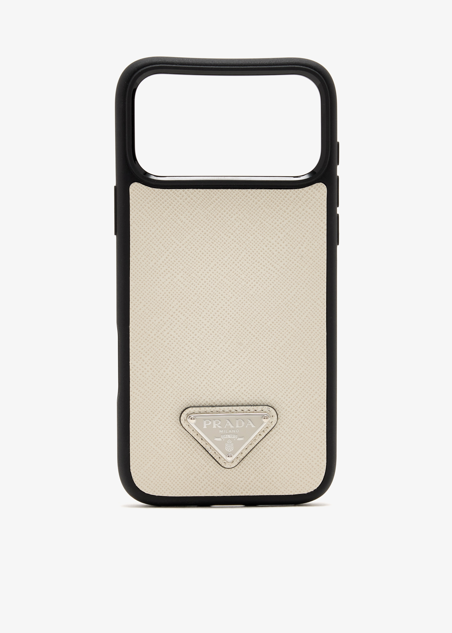 iPhone 17 Pro Max saffiano leather case, Cream
iPhone 17 Pro Max saffiano leather case, Cream
