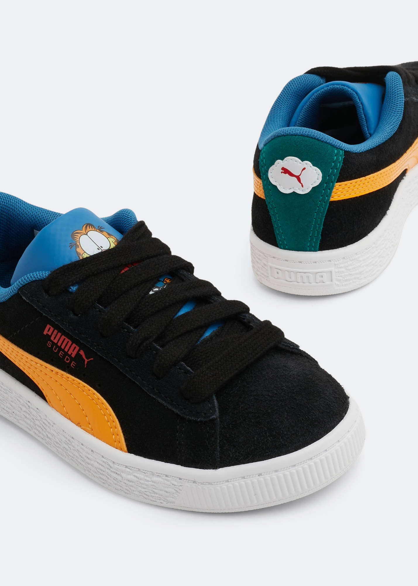 x Garfield suede sneakers, Black