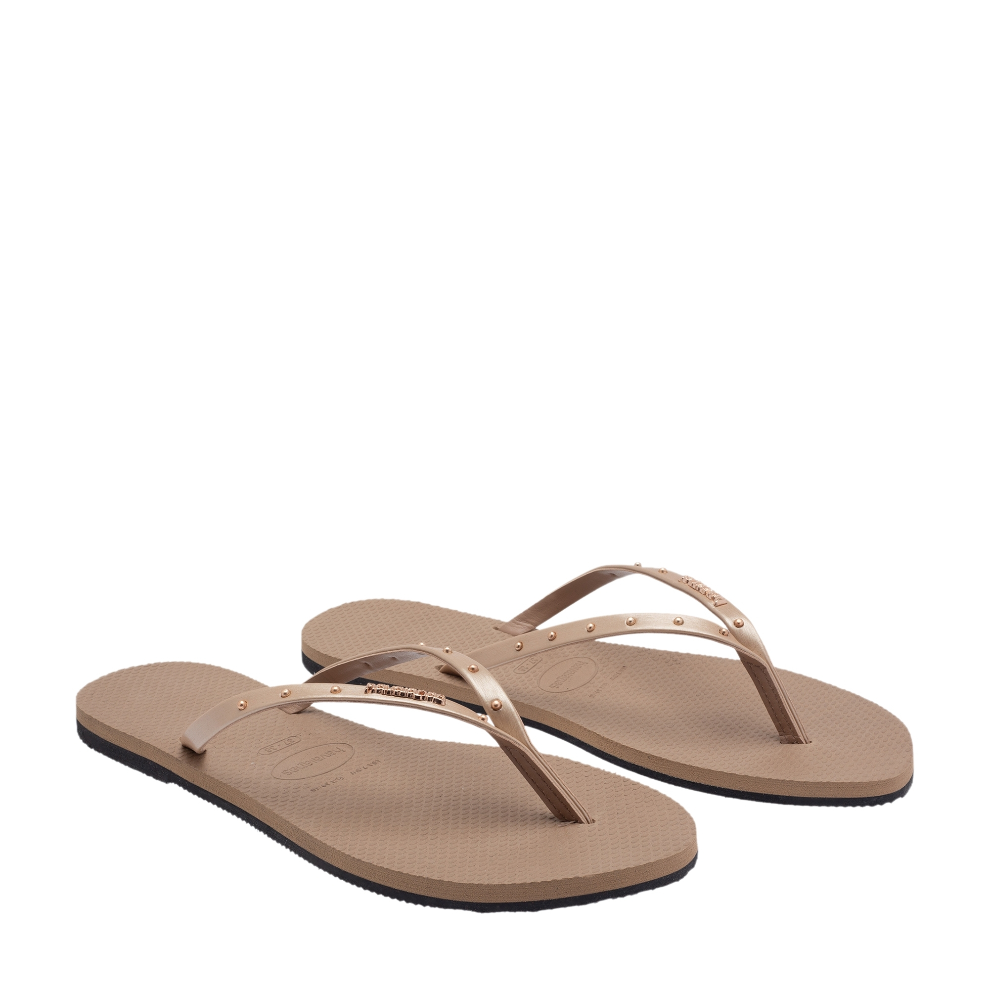 You Maxi rubber flip flops, Gold