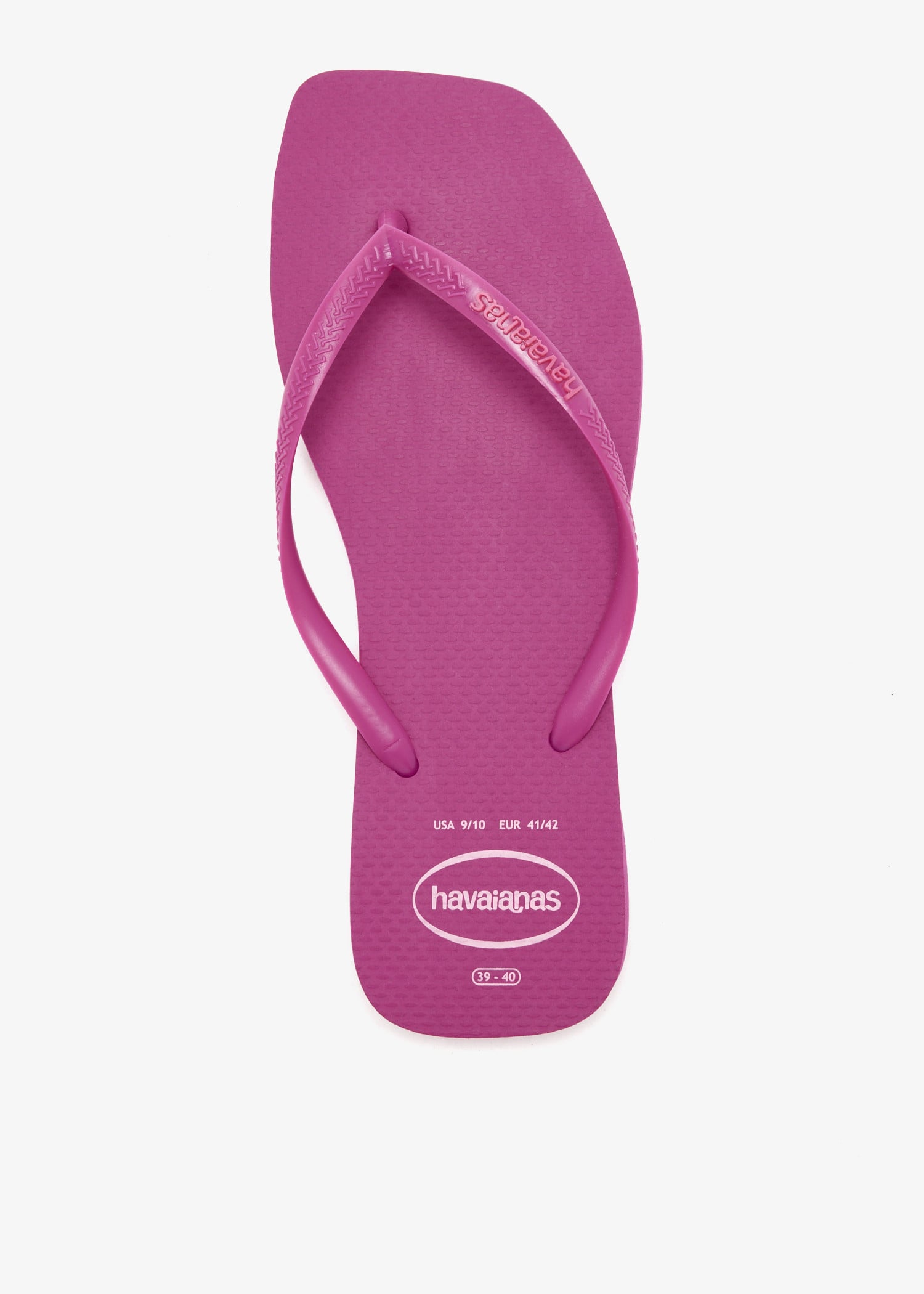 Slim square flip flops, Purple
Slim square flip flops, Purple