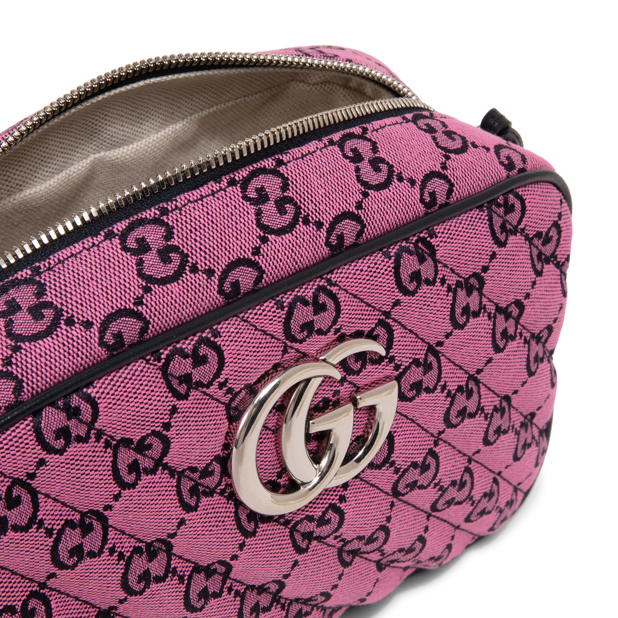 GG Marmont 2. Matelassé shoulder bag, Pink