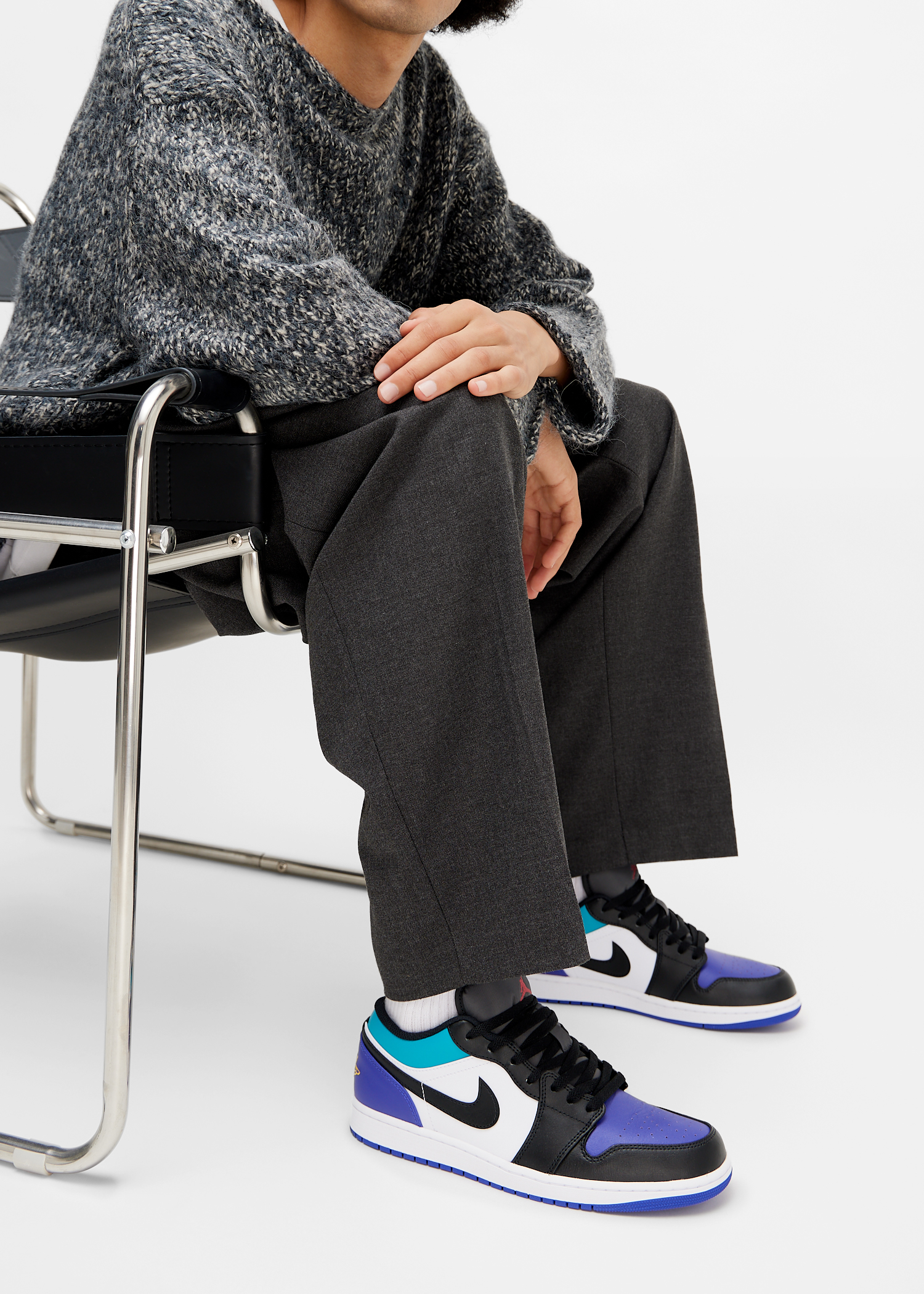 Air Jordan 1 Low 'Aquamarine' sneakers, Purple