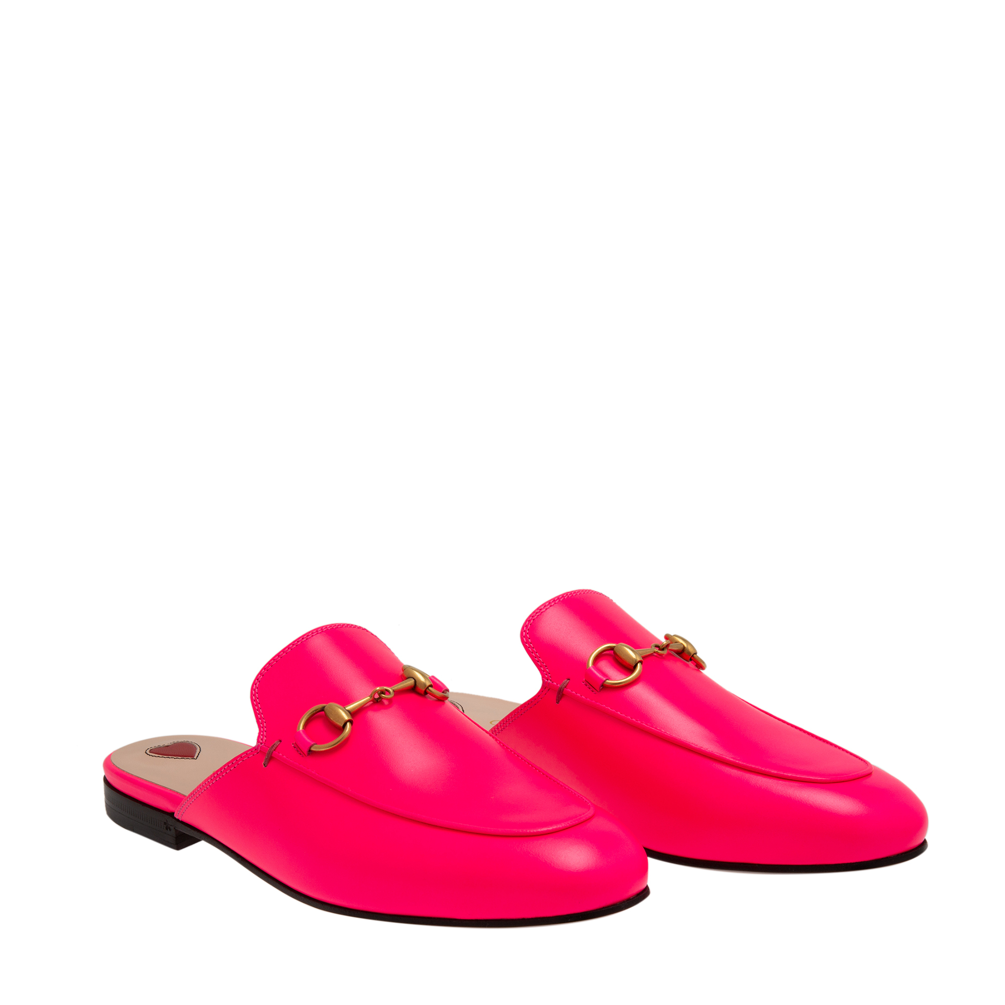 Princetown backless loafers, Black