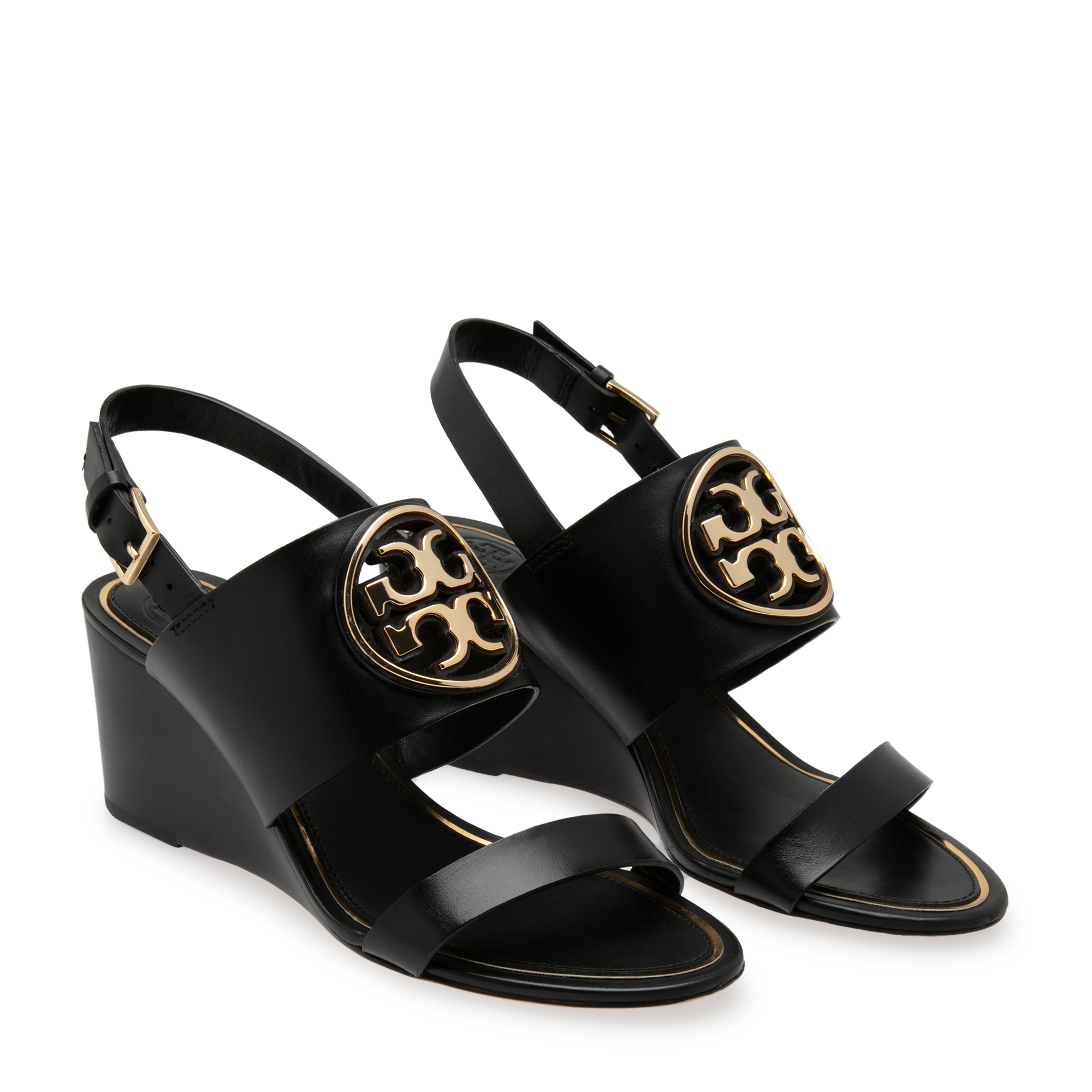 Miller wedge sandals, Black
