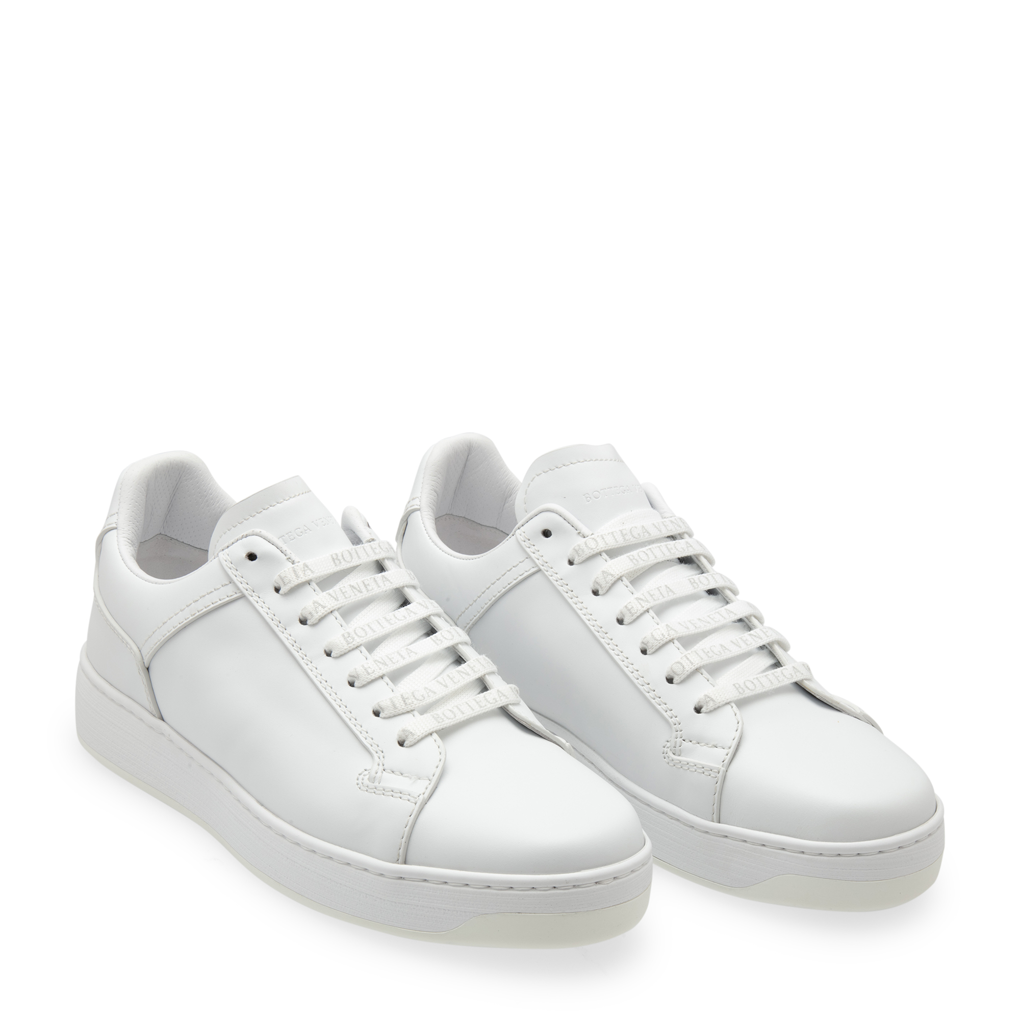 Leather sneakers, White