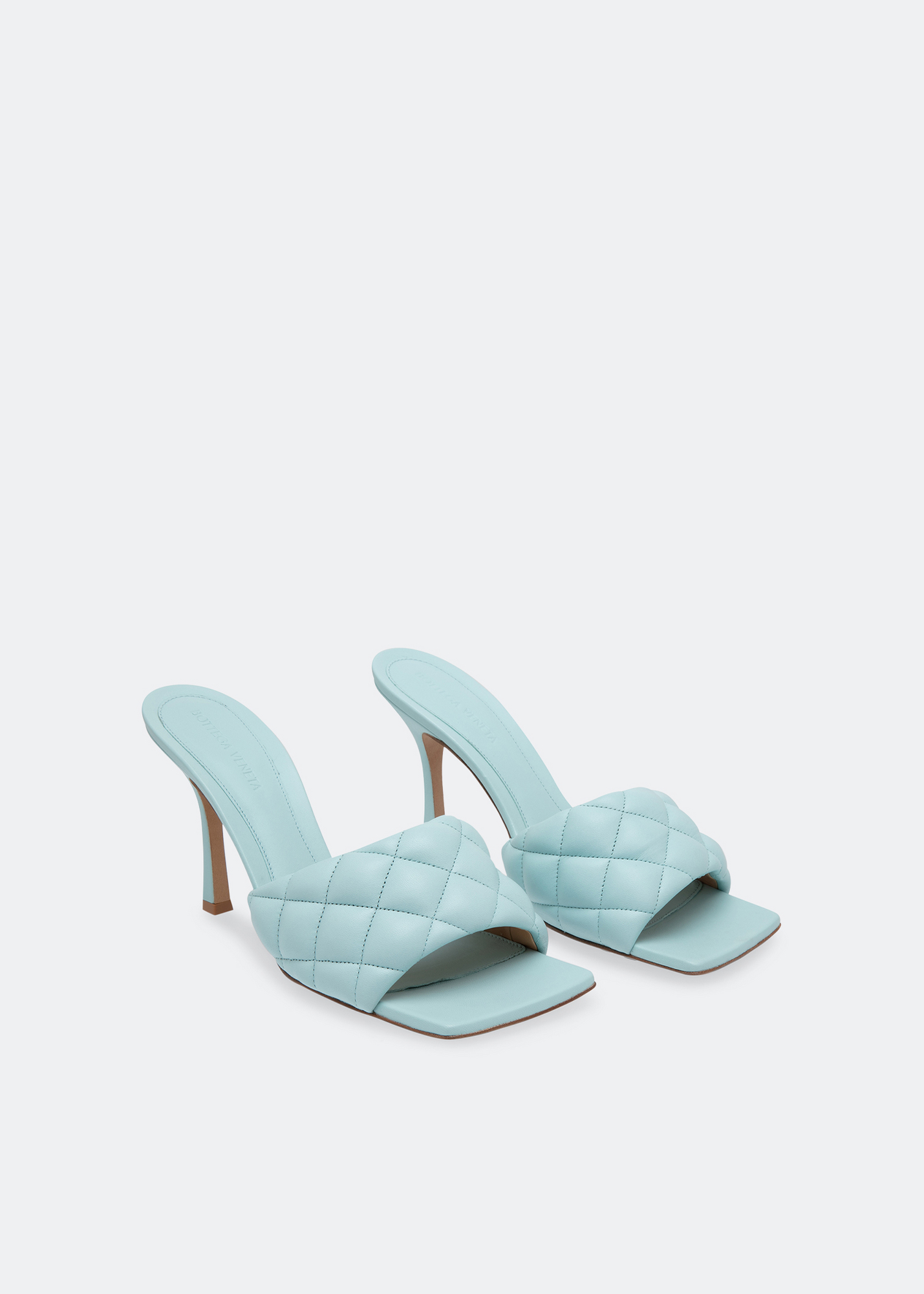 Padded mules, Blue