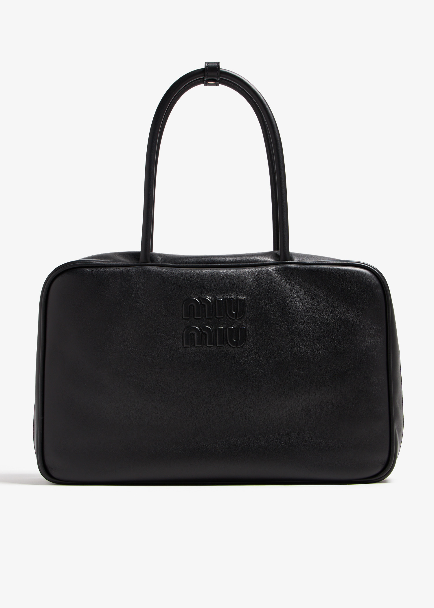 Leather top-handle bag, Black
Leather top-handle bag, Black